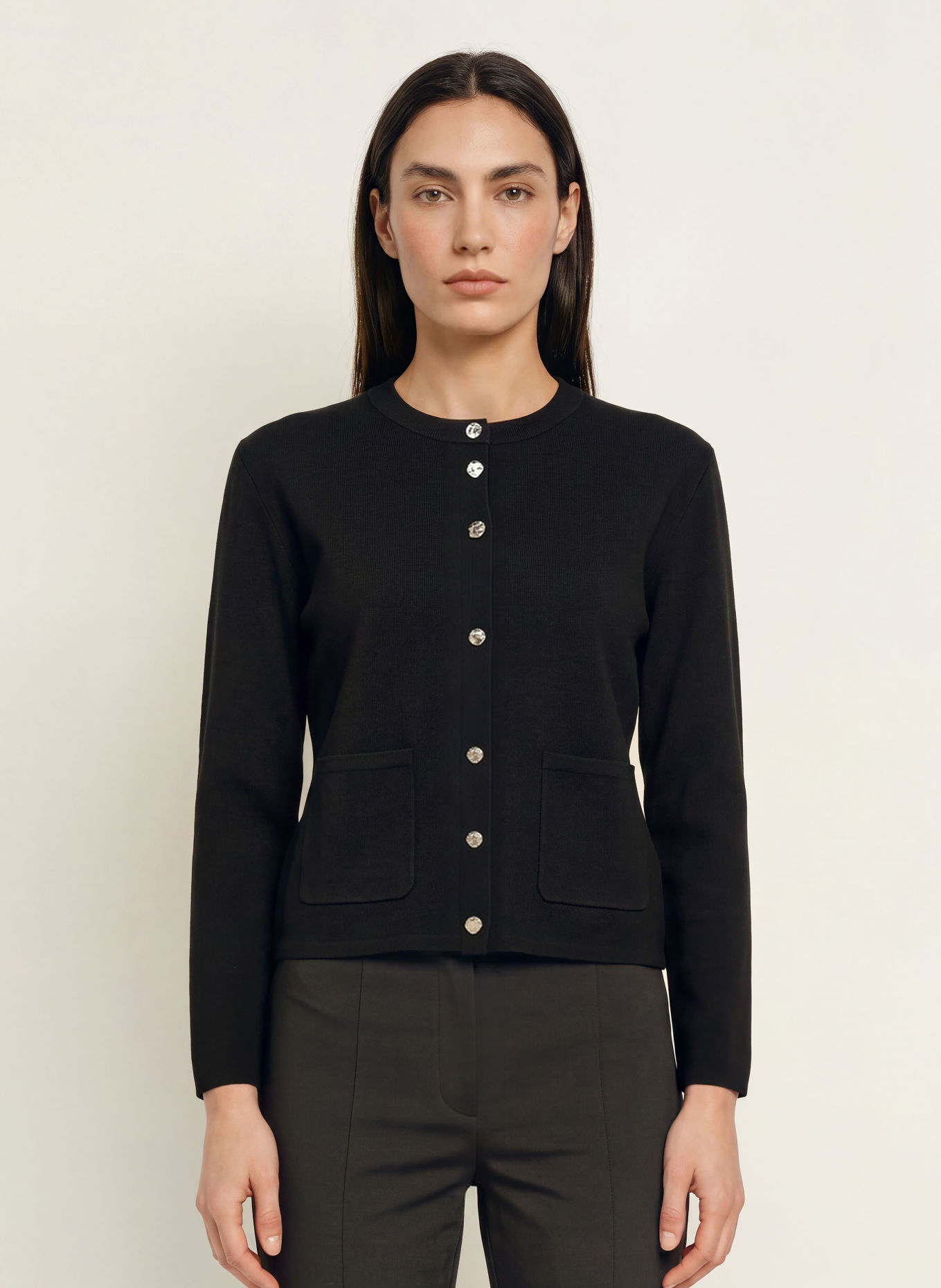 Calvin Klein Cardigan: BLACK
