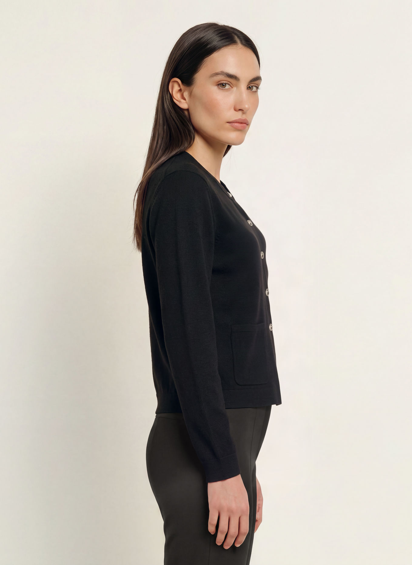 Calvin Klein Cardigan: BLACK