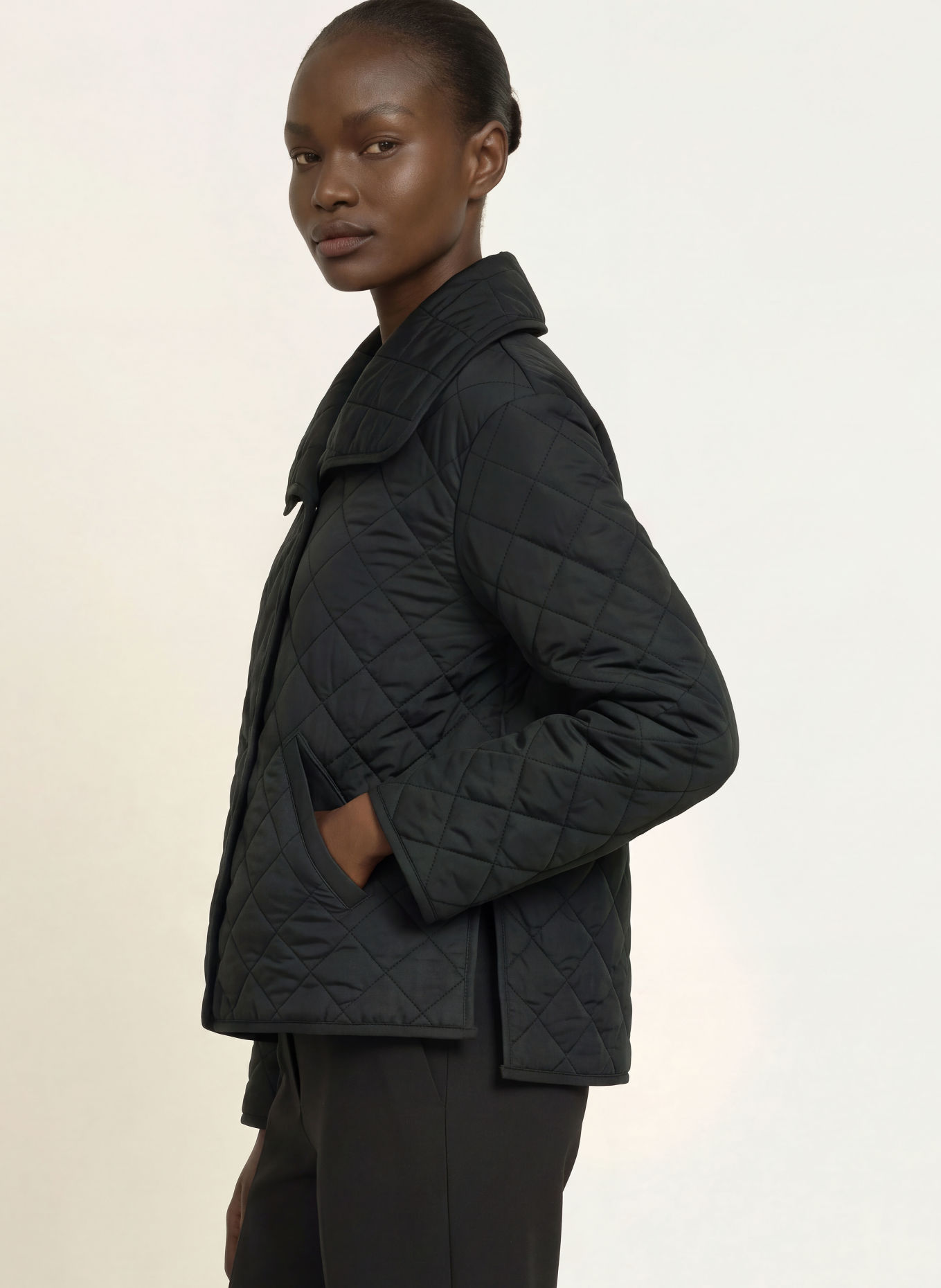 Calvin Klein Quilted jacket: BLACK