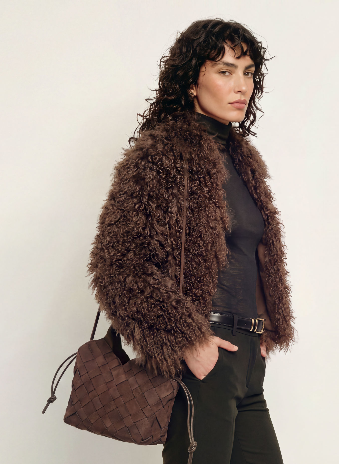 CALA JADE MISU MEDIUM Handbag: DARK BROWN
