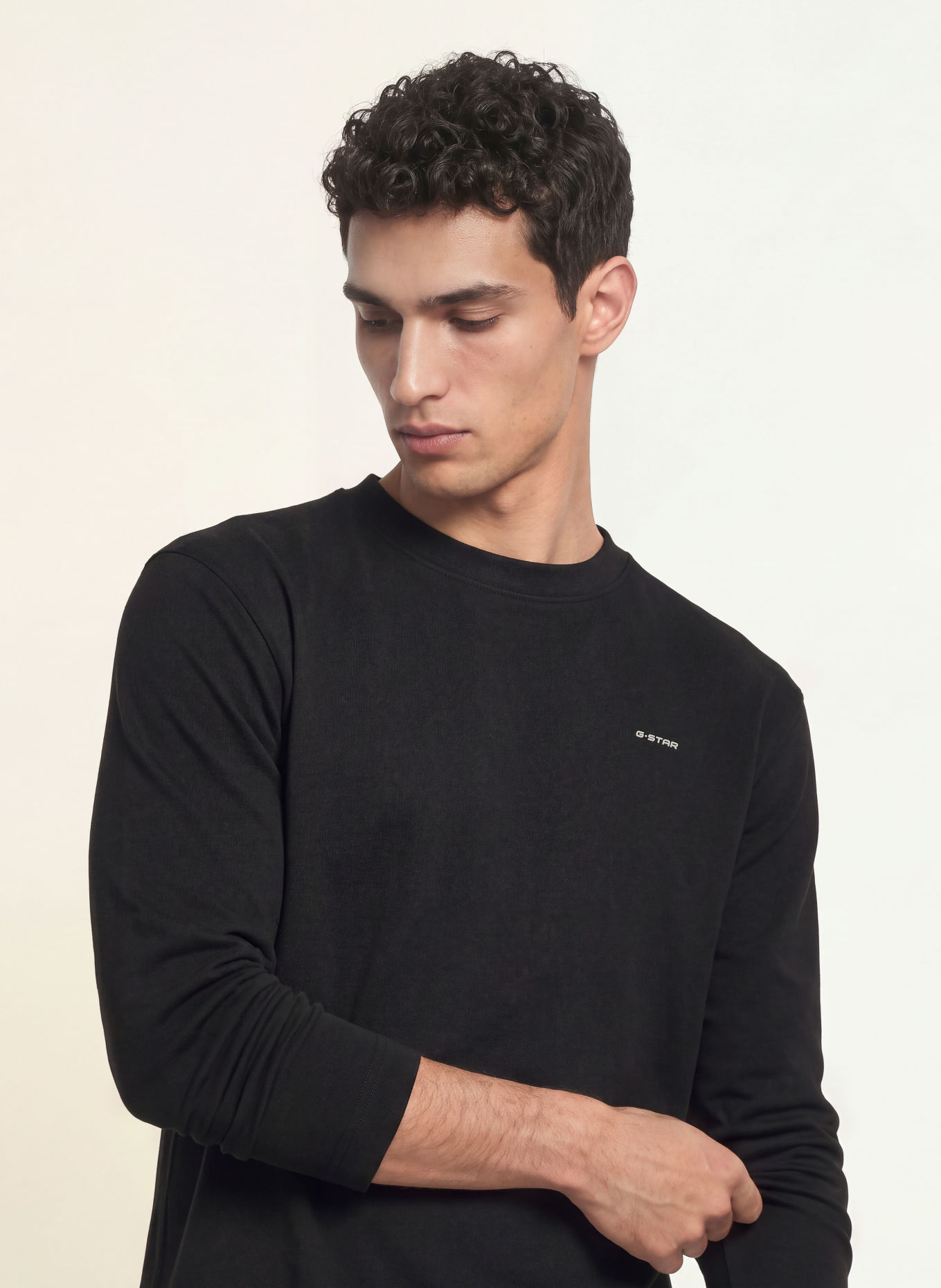 G-Star Long-sleeve shirt: BLACK