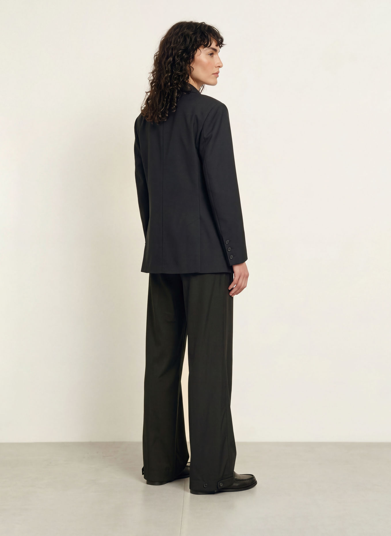 The Frankie Shop JADE Blazer: BLACK