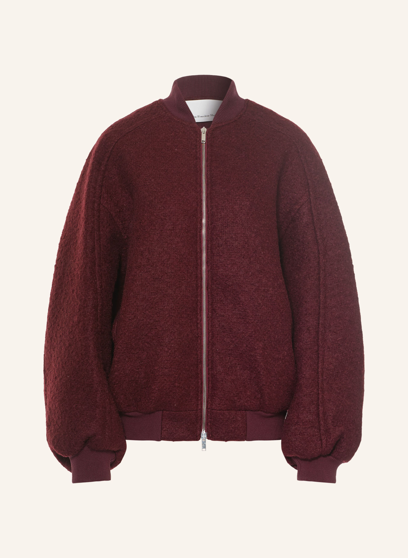 The Frankie Shop Oversized Blouson ELINOR: DONKERROOD