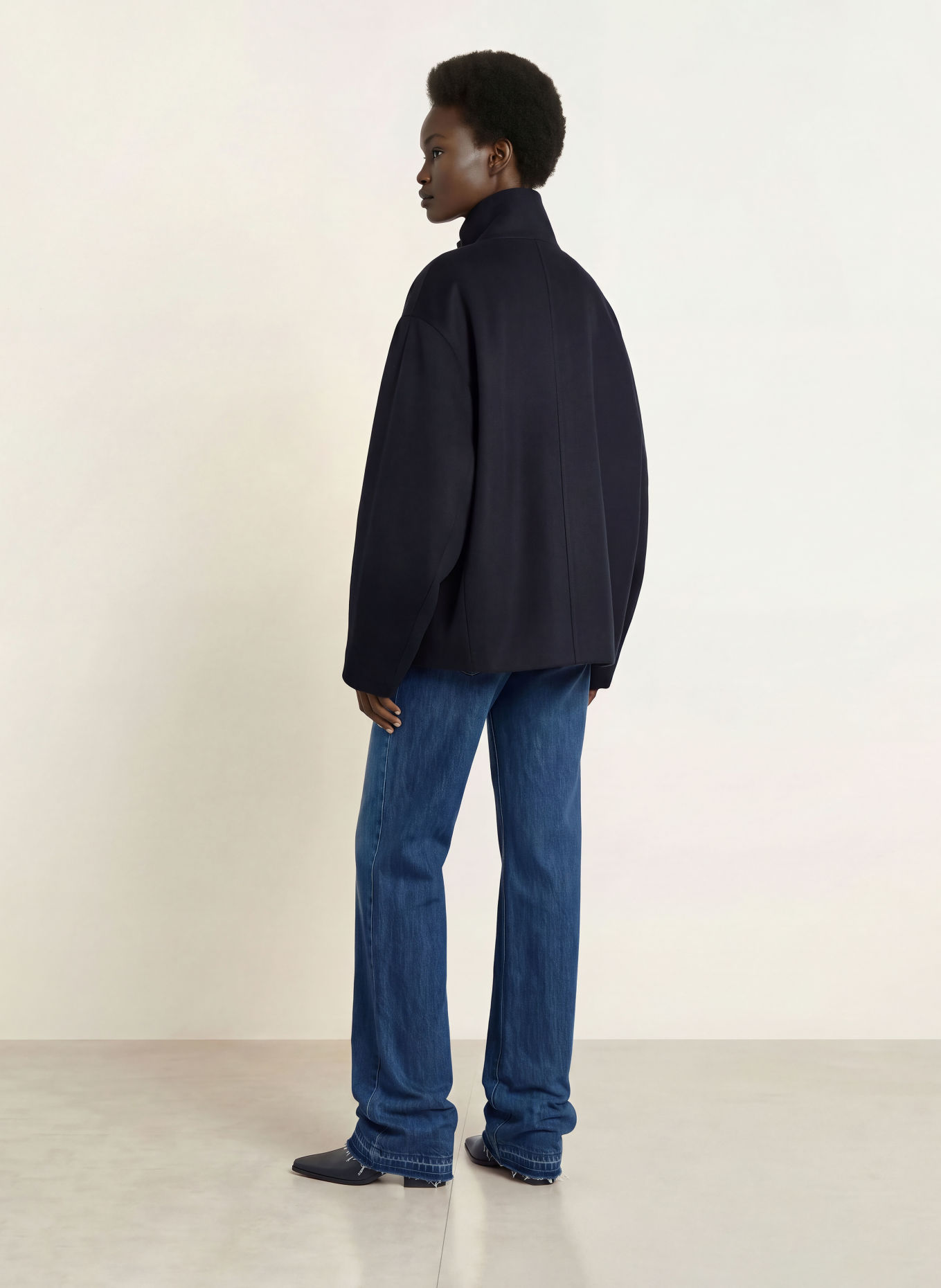 The Frankie Shop ONNA Jacket: DARK BLUE