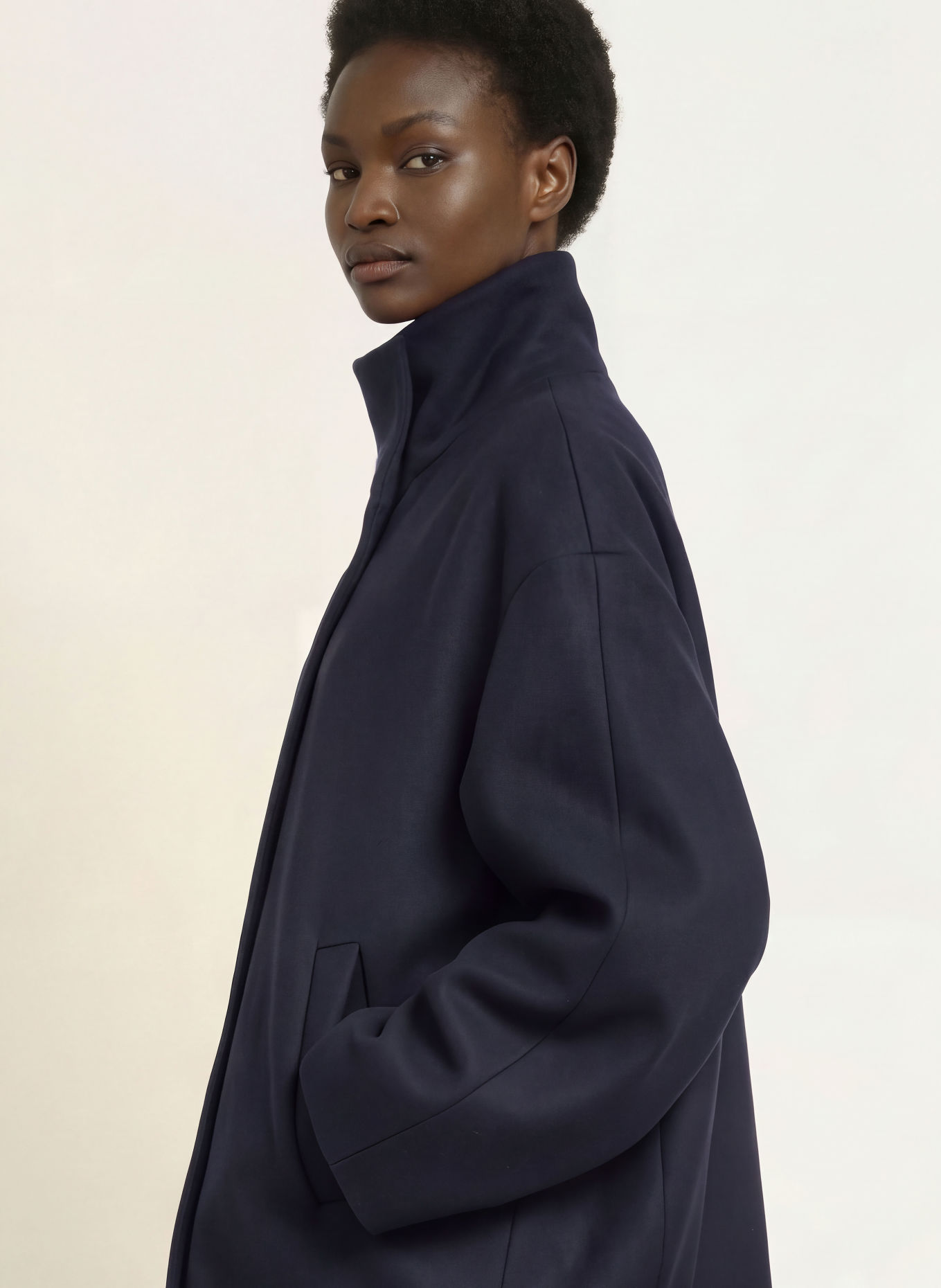 The Frankie Shop ONNA Jacket: DARK BLUE