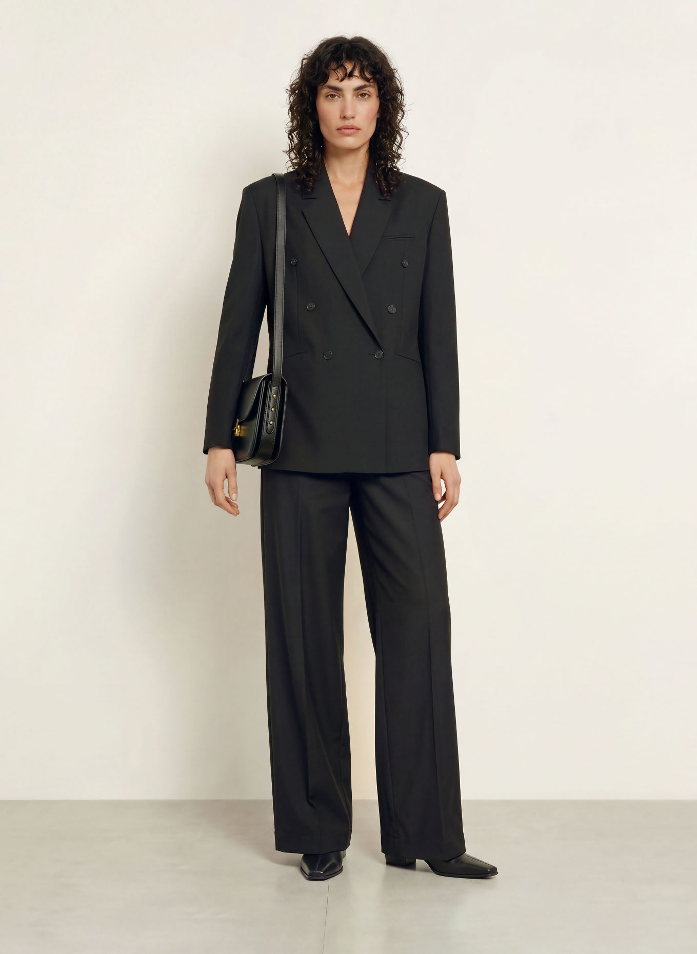 The Frankie Shop INA Trousers: BLACK