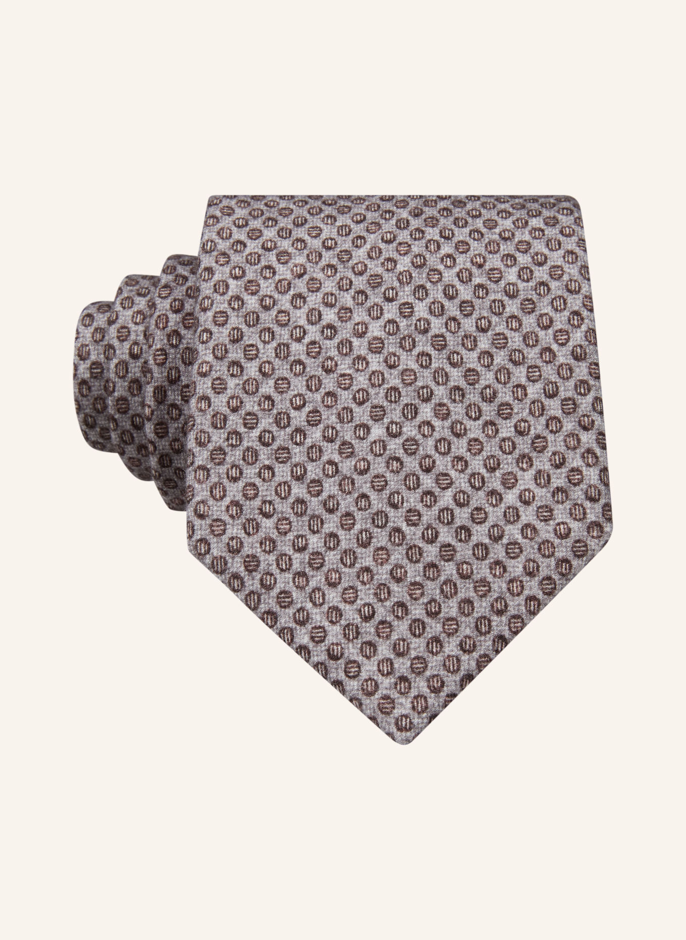 Prince BOWTIE Tie: GRAY / DARK BROWN