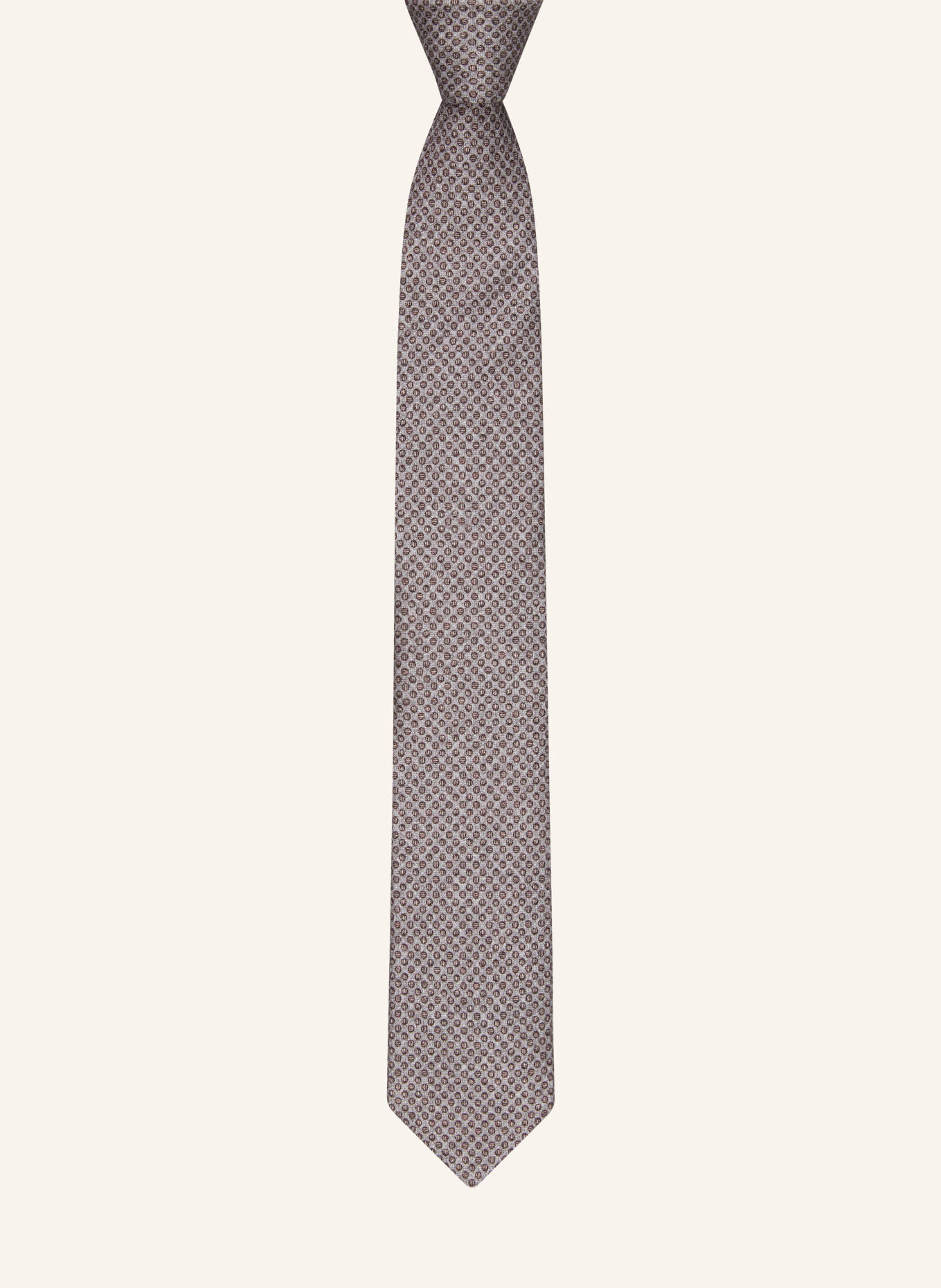Prince BOWTIE Tie: GRAY / DARK BROWN