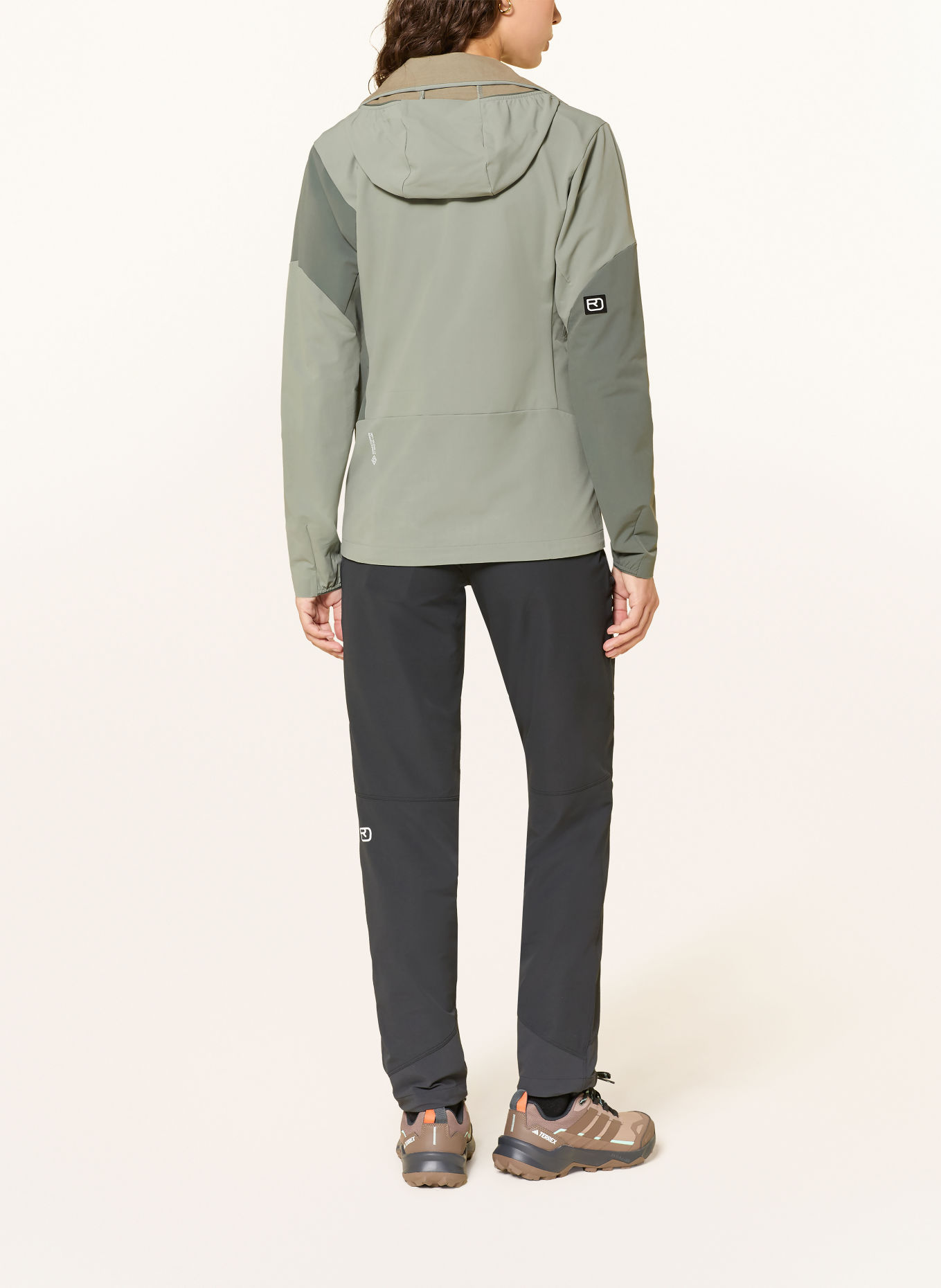 ORTOVOX ORTLER Softshell jacket: LIGHT GREEN / GRAY
