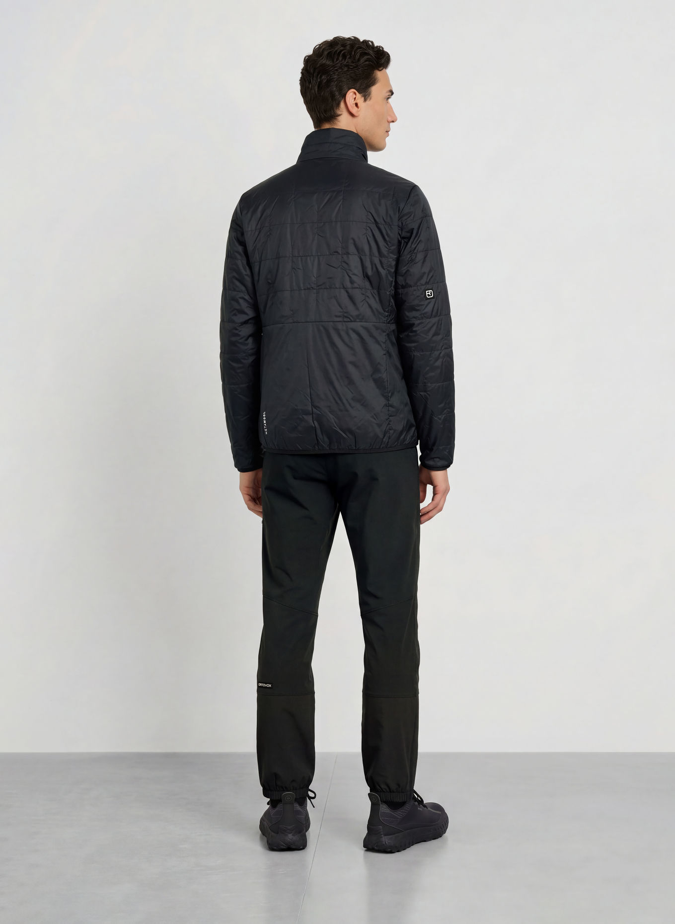 ORTOVOX ORTLER METAWOOL 60 Reversible Quilted Jacket: BLACK