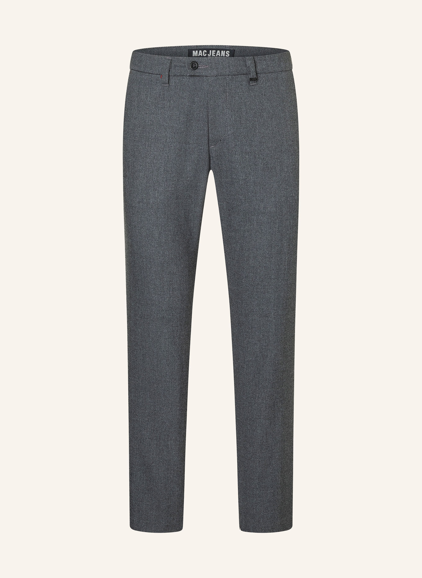 MAC Chinos LENNOX Slim Fit: MÖRKGRÅ
