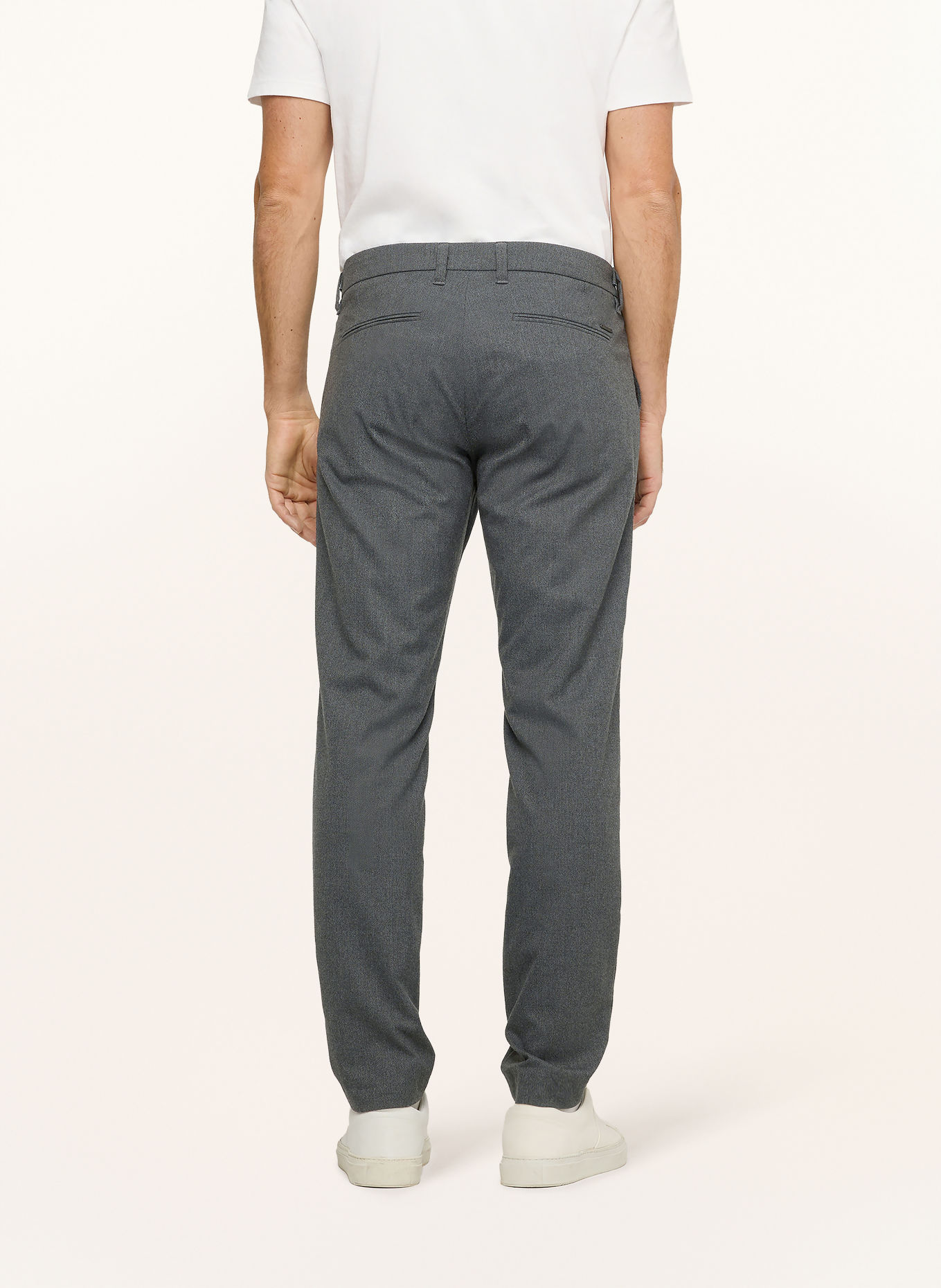 MAC Chinos LENNOX Slim Fit: MÖRKGRÅ