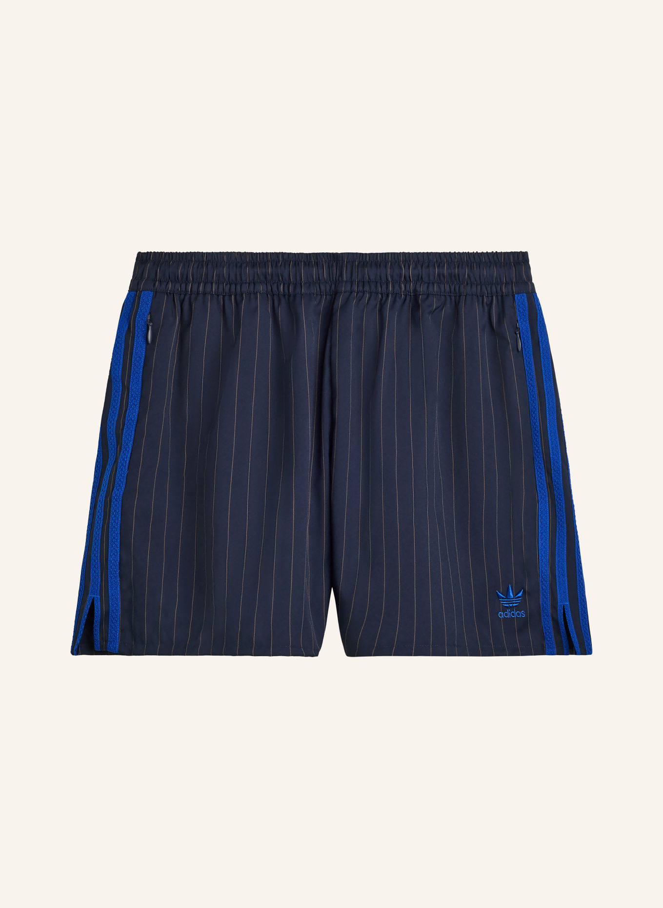 adidas Originals Short WB: DONKERBLAUW / COGNAC / BLAUW
