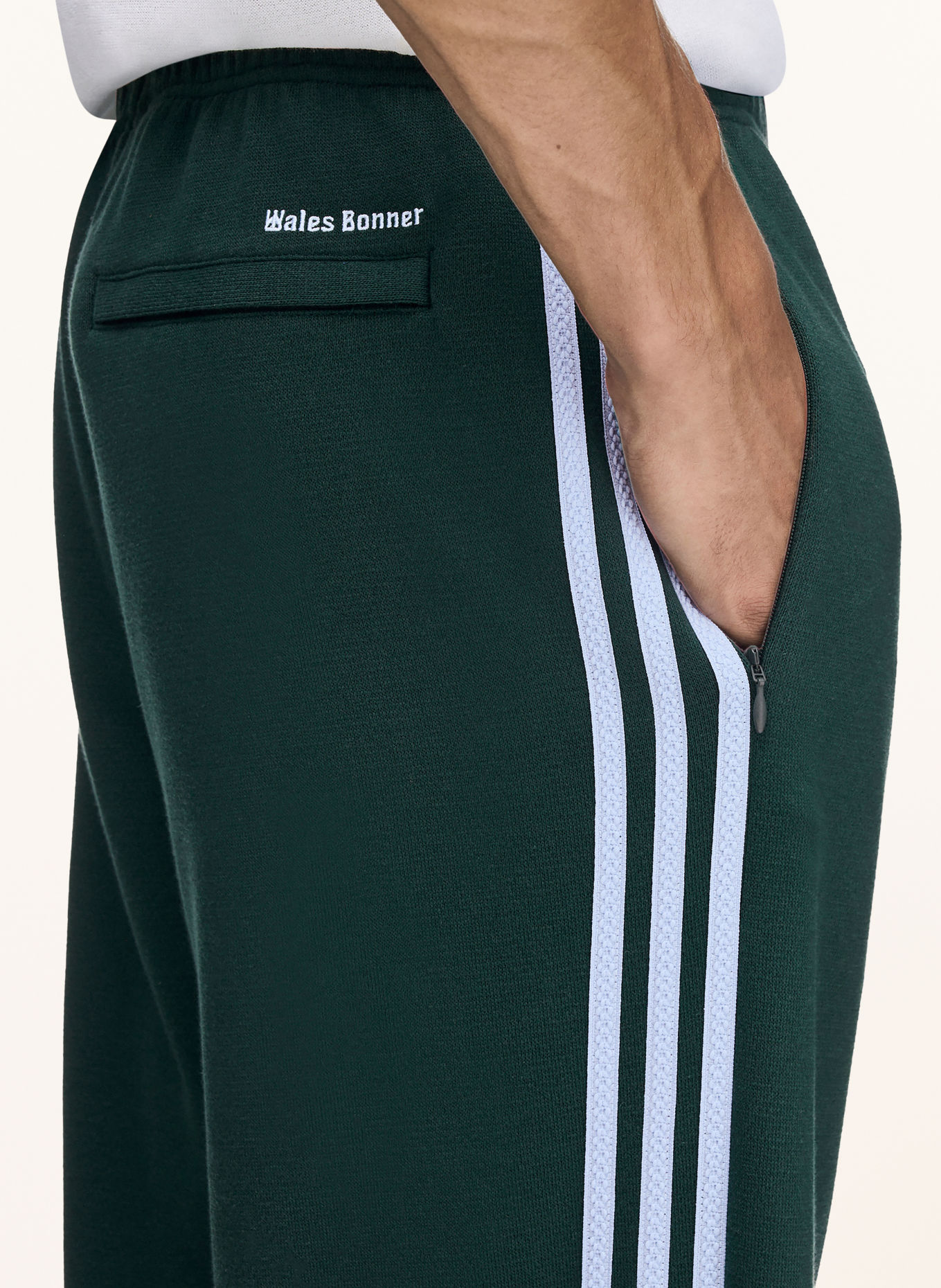 adidas Originals Tepláky 80S: TMAVĚ ZELENÁ / ČERNOŠEDÁ