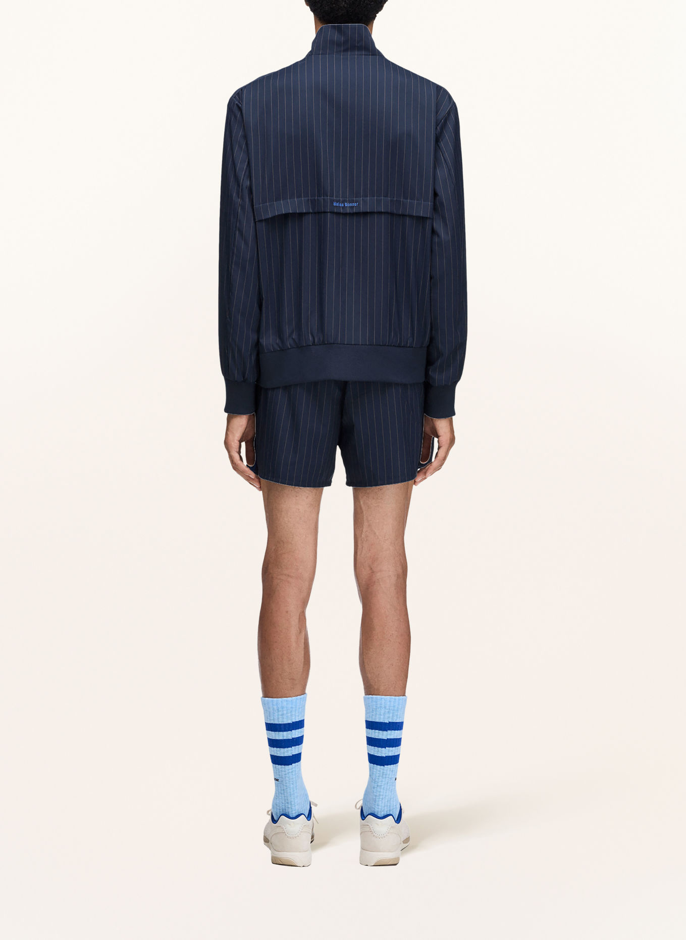 adidas Originals PINSTRIPE Bomber jacket: DARK BLUE / DARK ORANGE