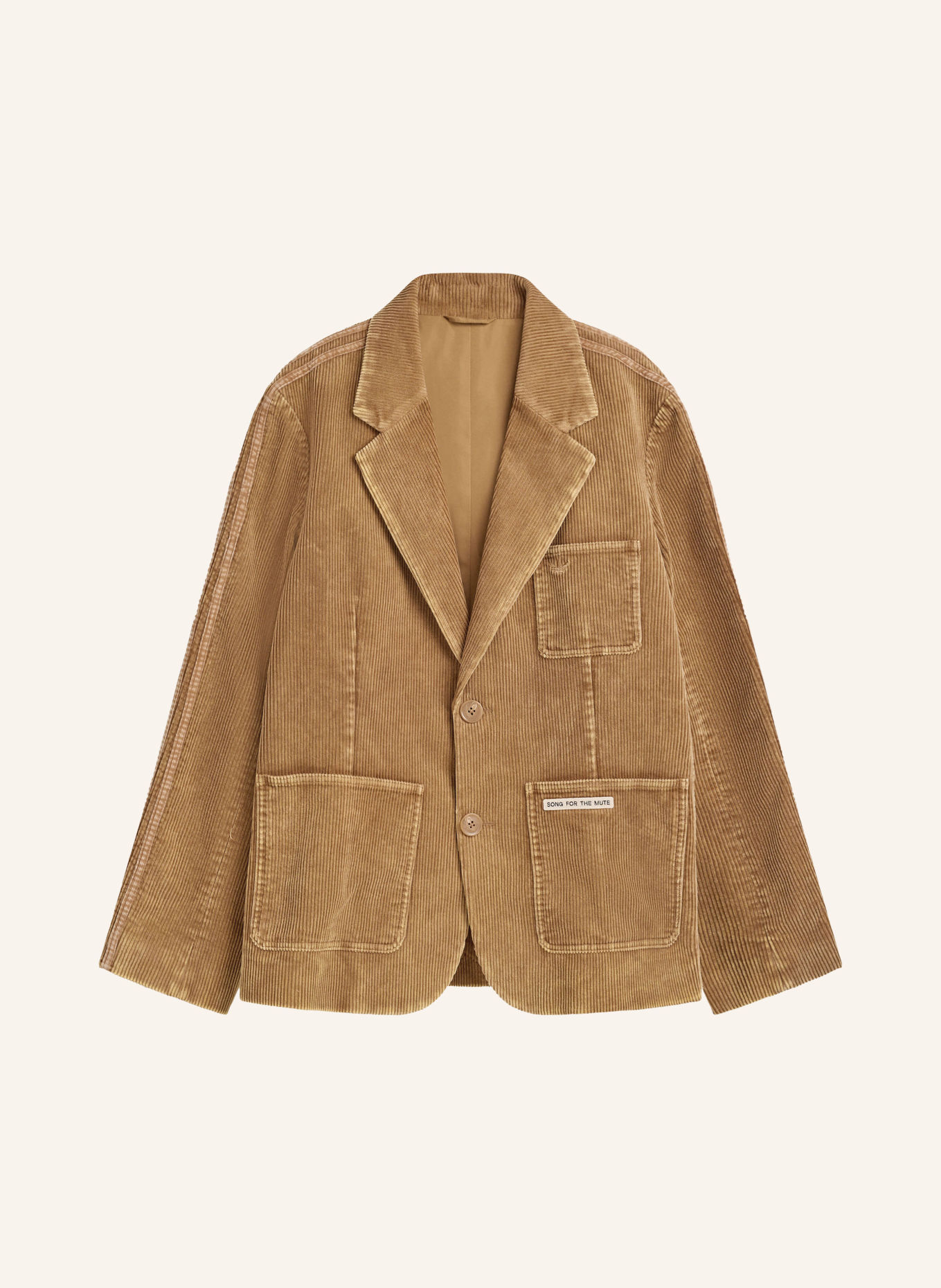 adidas Originals Corduroy colbert ADI008: COGNAC