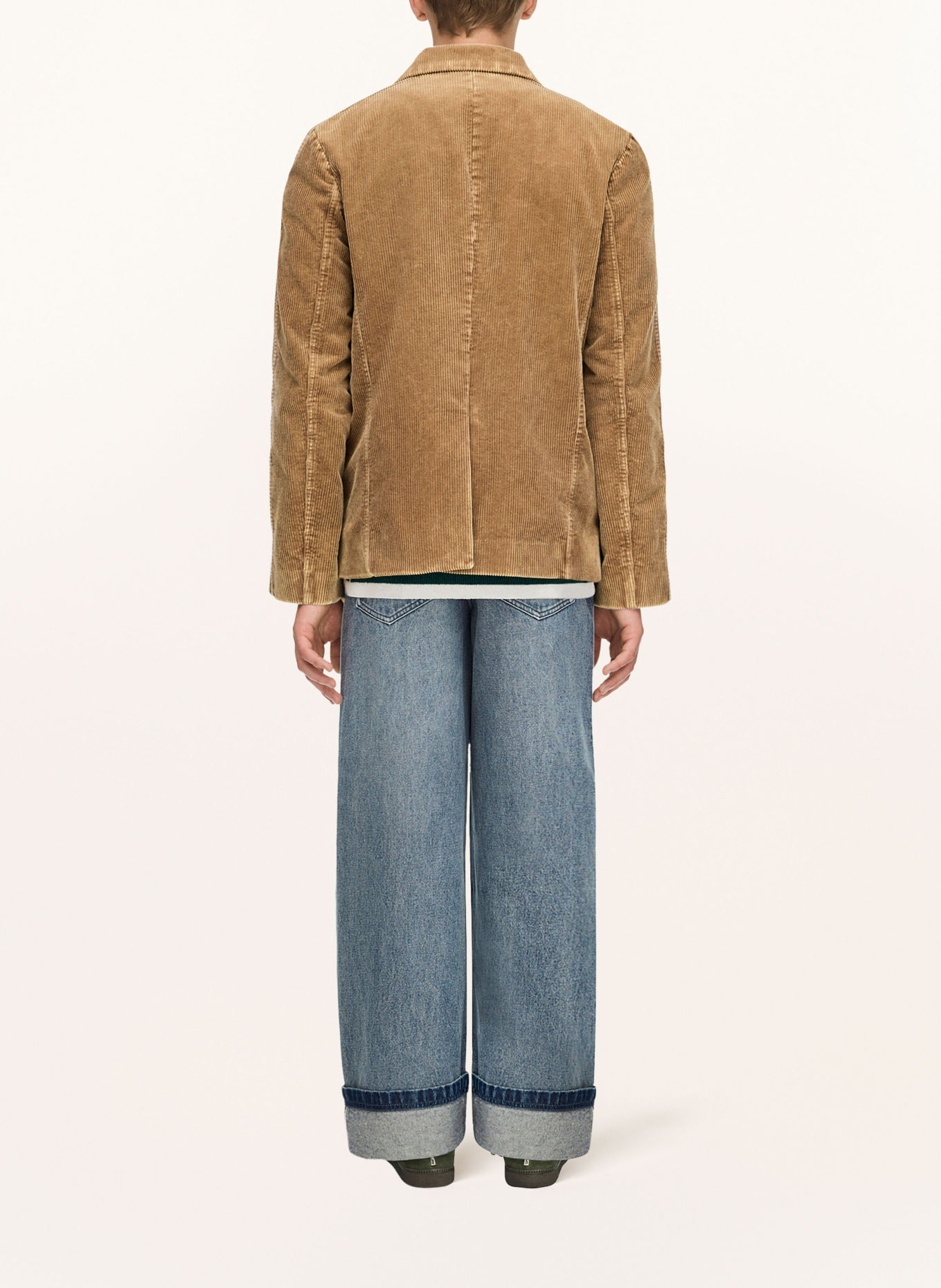 adidas Originals Corduroy colbert ADI008: COGNAC