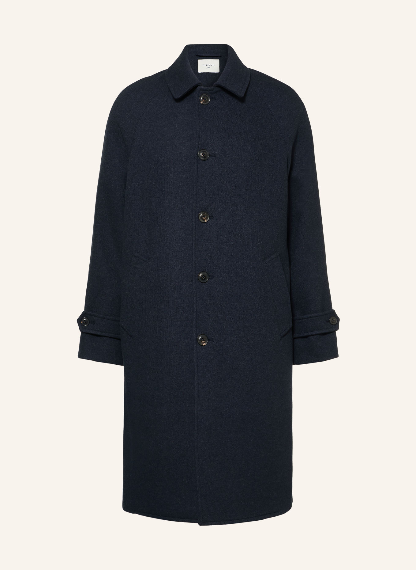 CIRCOLO 1901 Wool coat: DARK BLUE