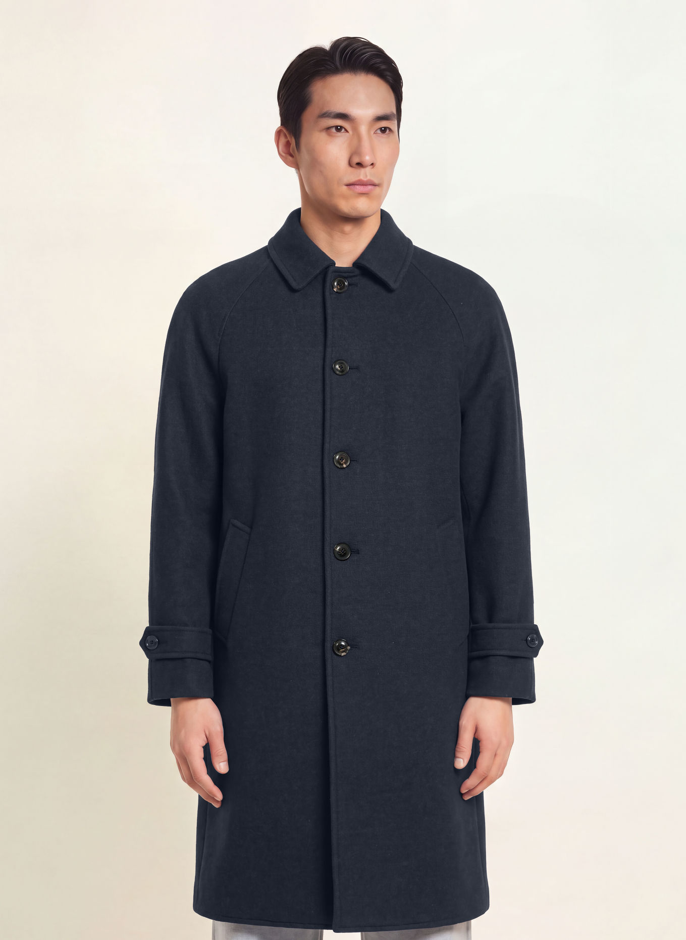 CIRCOLO 1901 Wool coat: DARK BLUE