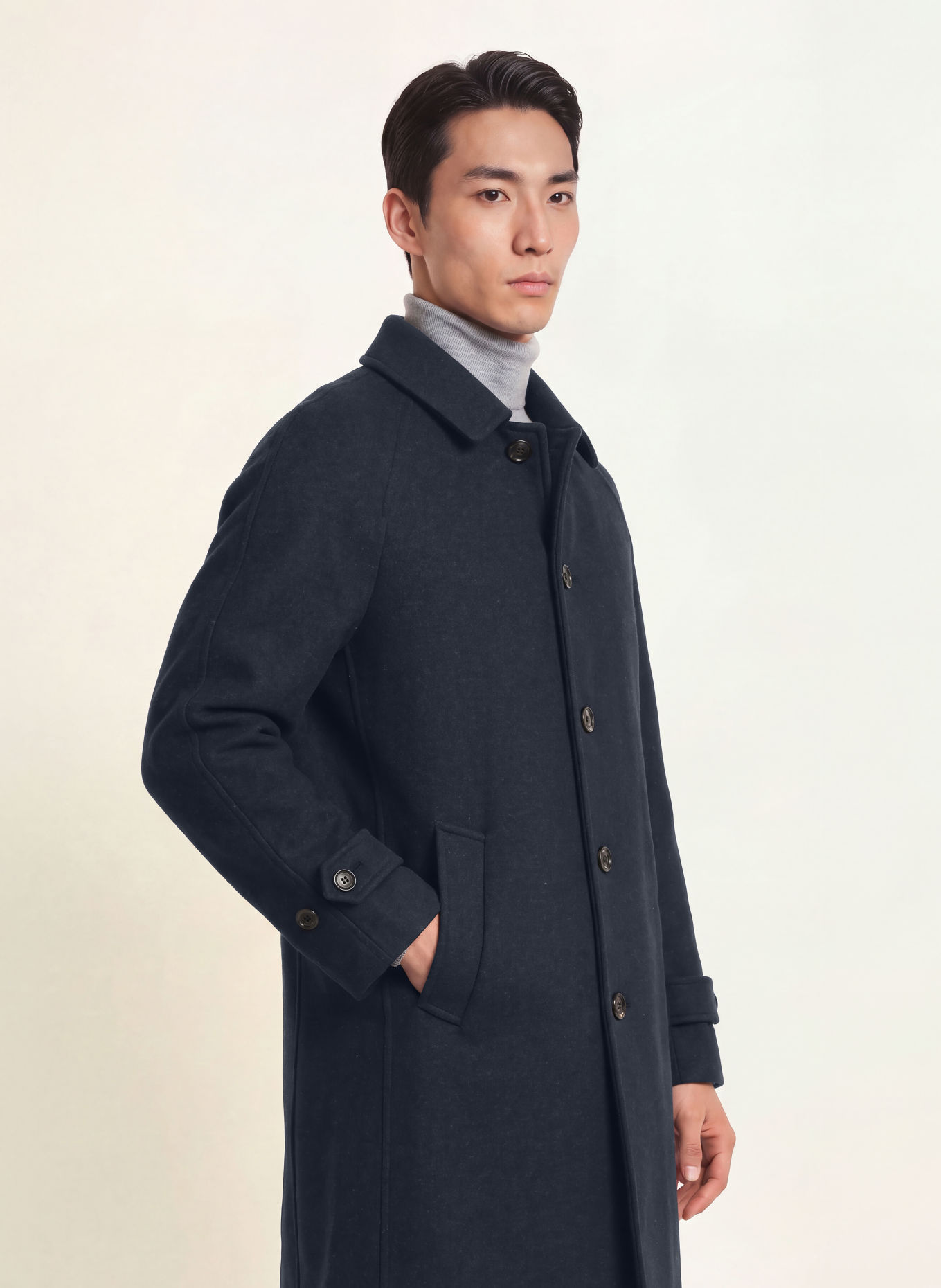 CIRCOLO 1901 Wool coat: DARK BLUE