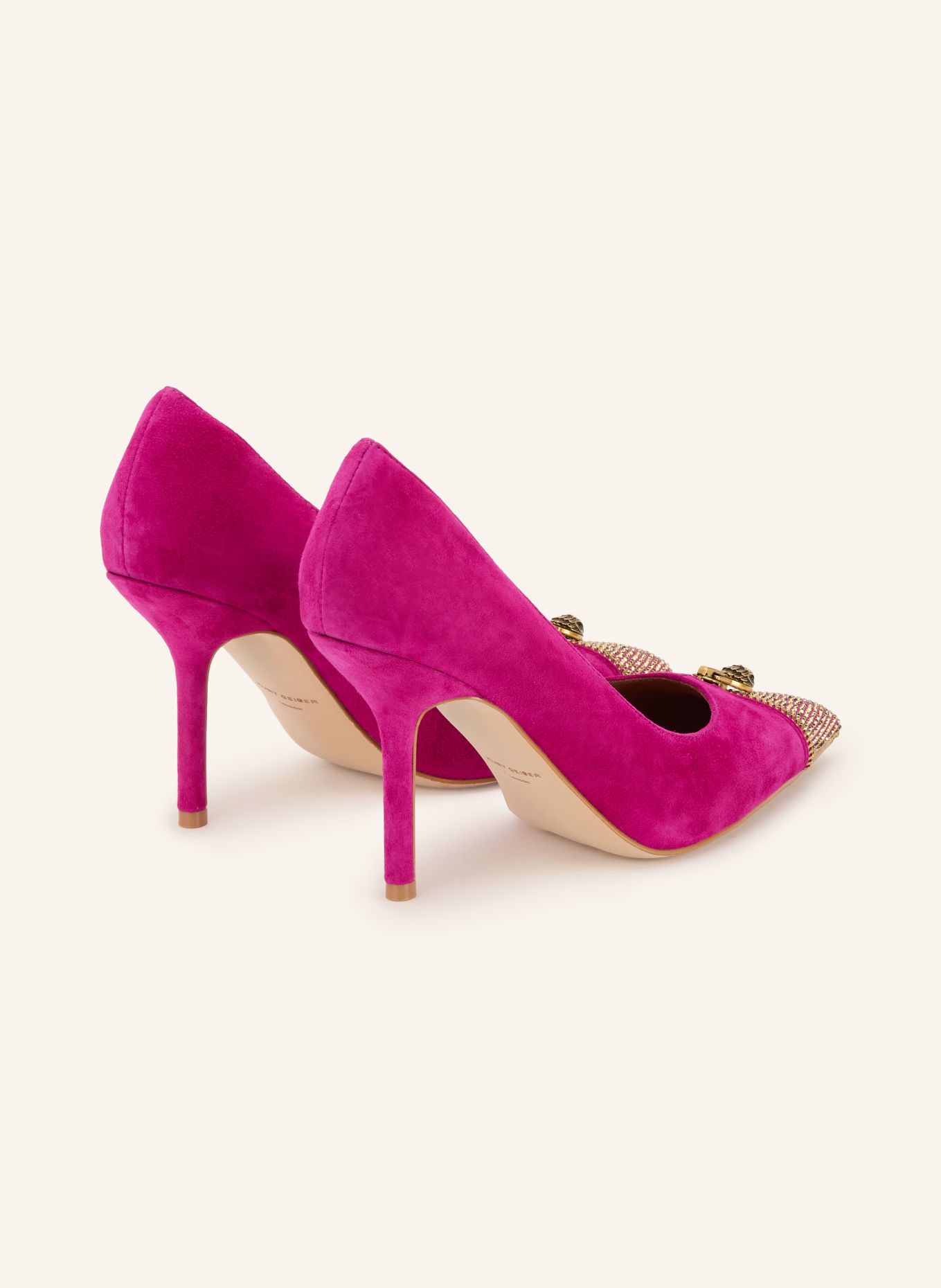 KURT GEIGER Pumps mit Schmucksteinen: FUCHSIA / GOLD