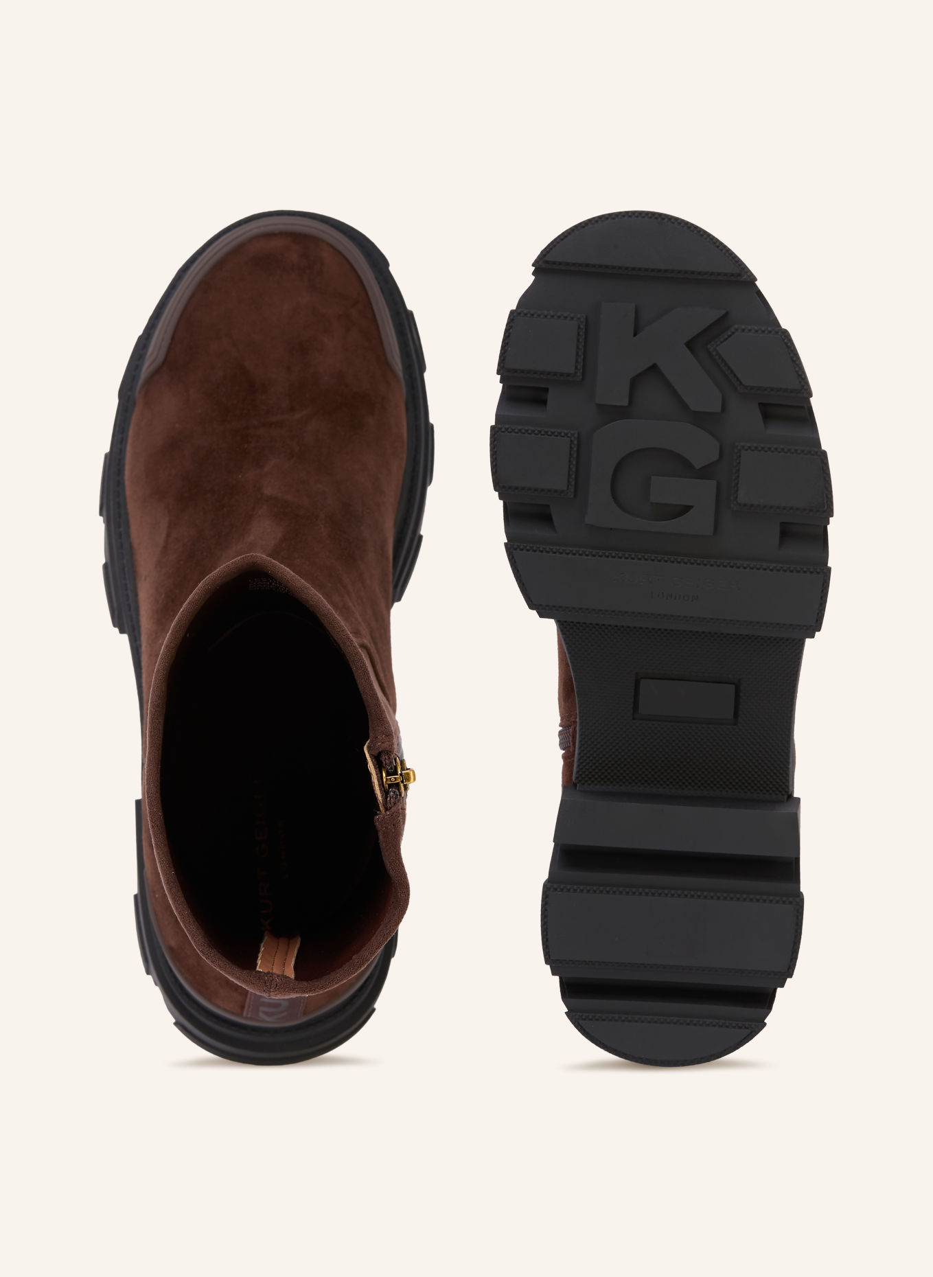 KURT GEIGER Boots: DUNKELBRAUN