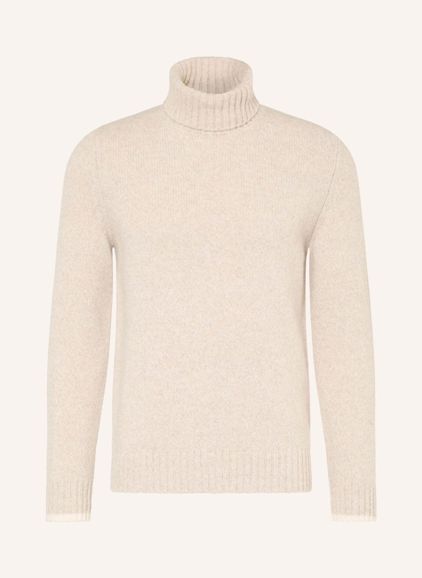 MAERZ MUENCHEN Pull à col roulé: GRIS CLAIR