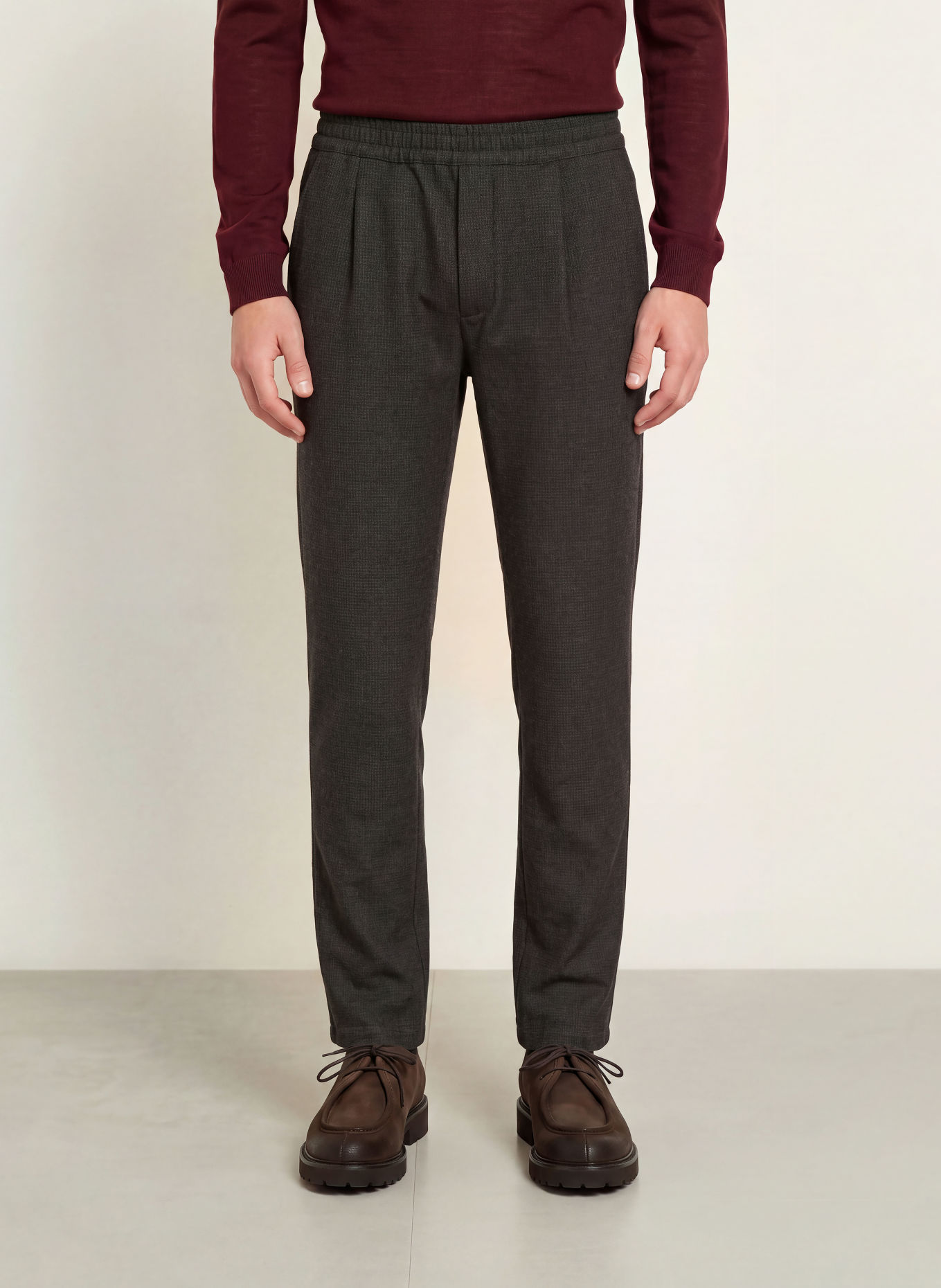 MAERZ MUENCHEN Hose Regular Fit: DUNKELBRAUN
