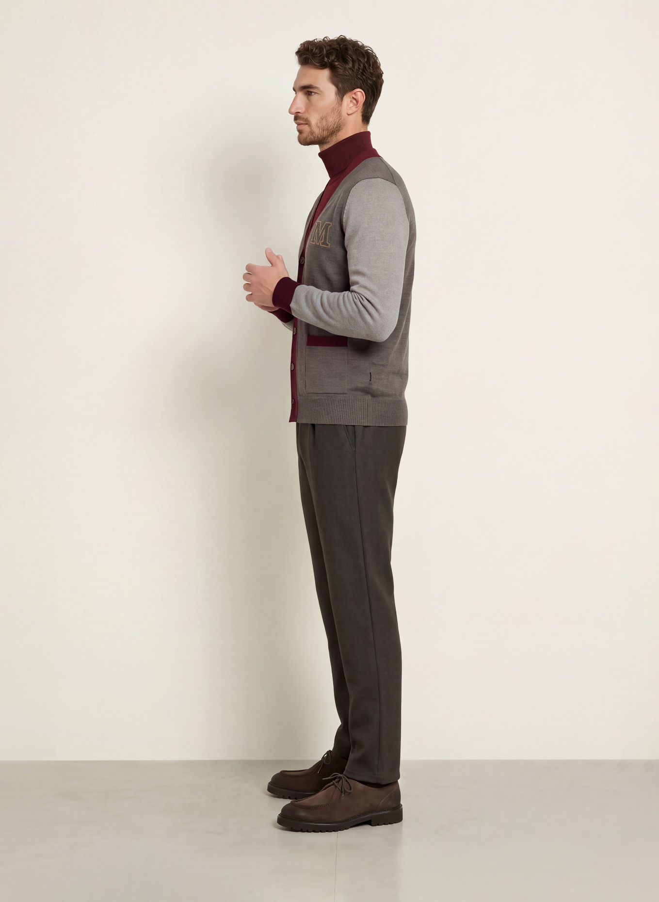 MAERZ MUENCHEN Hose Regular Fit: DUNKELBRAUN