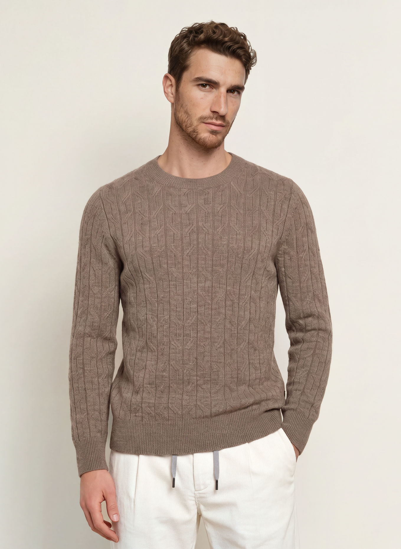 MAERZ MUENCHEN Cashmere Sweaters: TAUPE