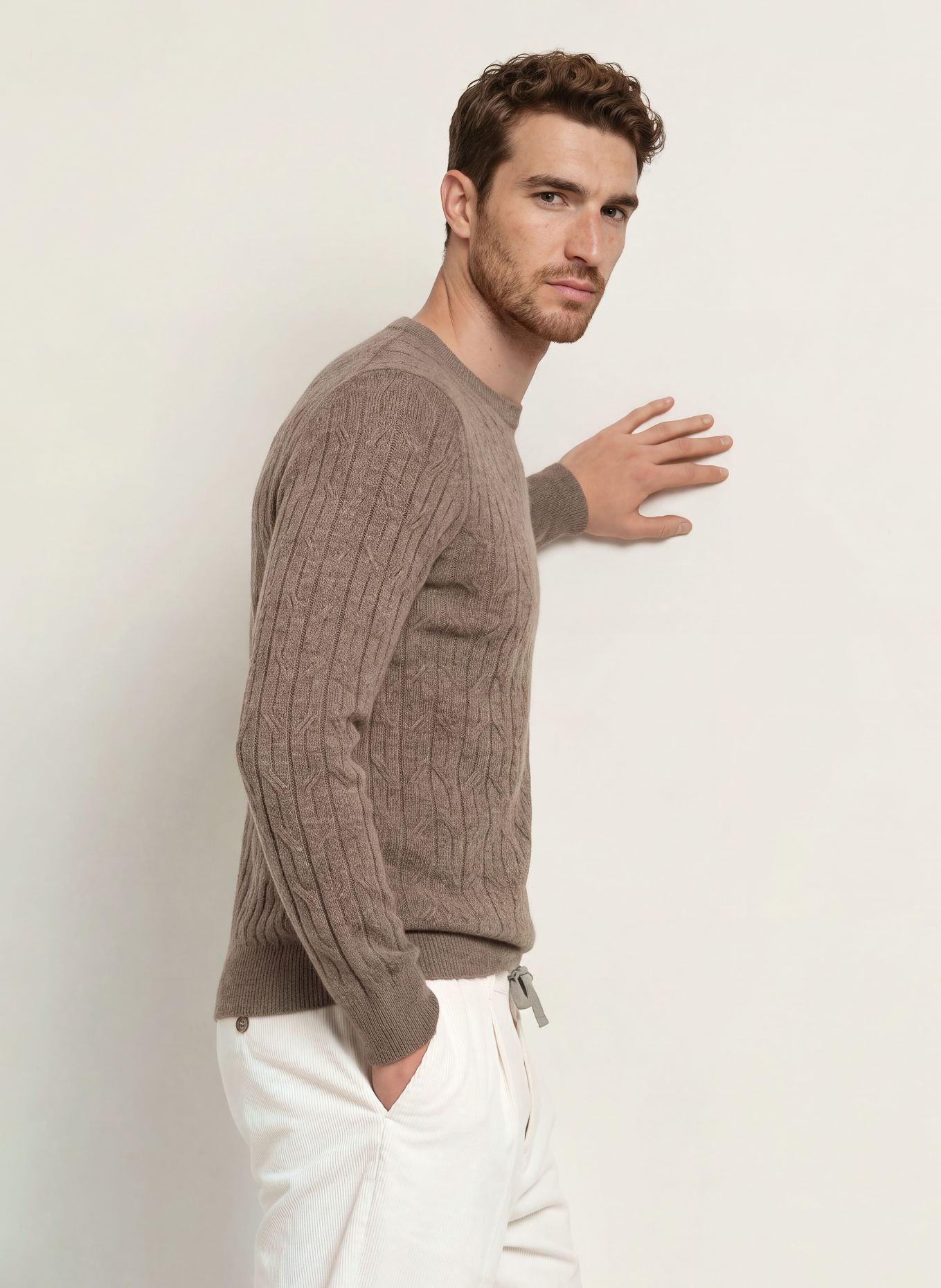 MAERZ MUENCHEN Cashmere Sweaters: TAUPE