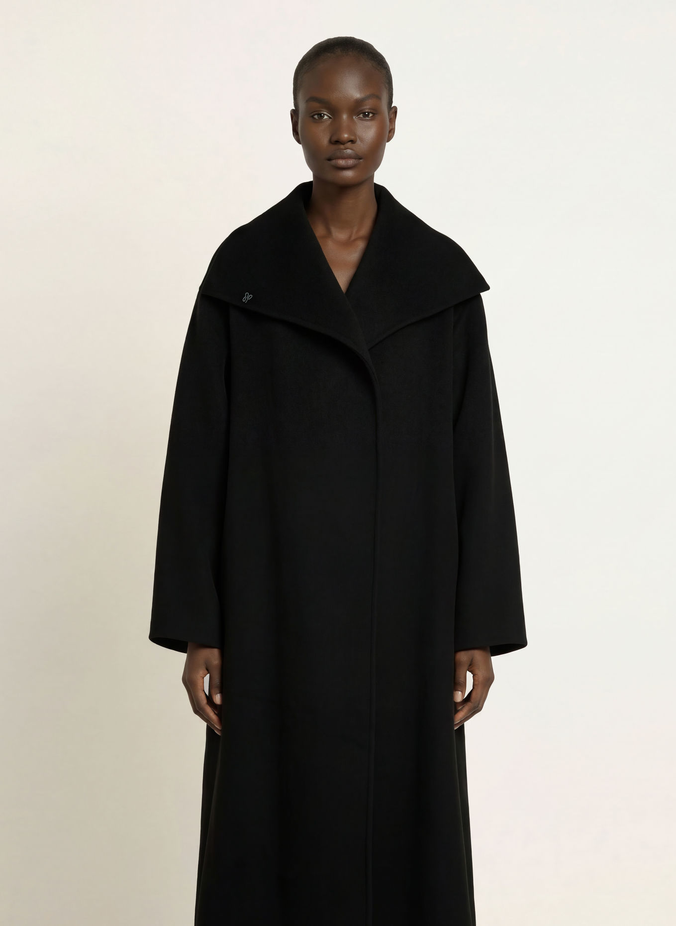 ALMADA LABEL KAITY Wool coat: BLACK