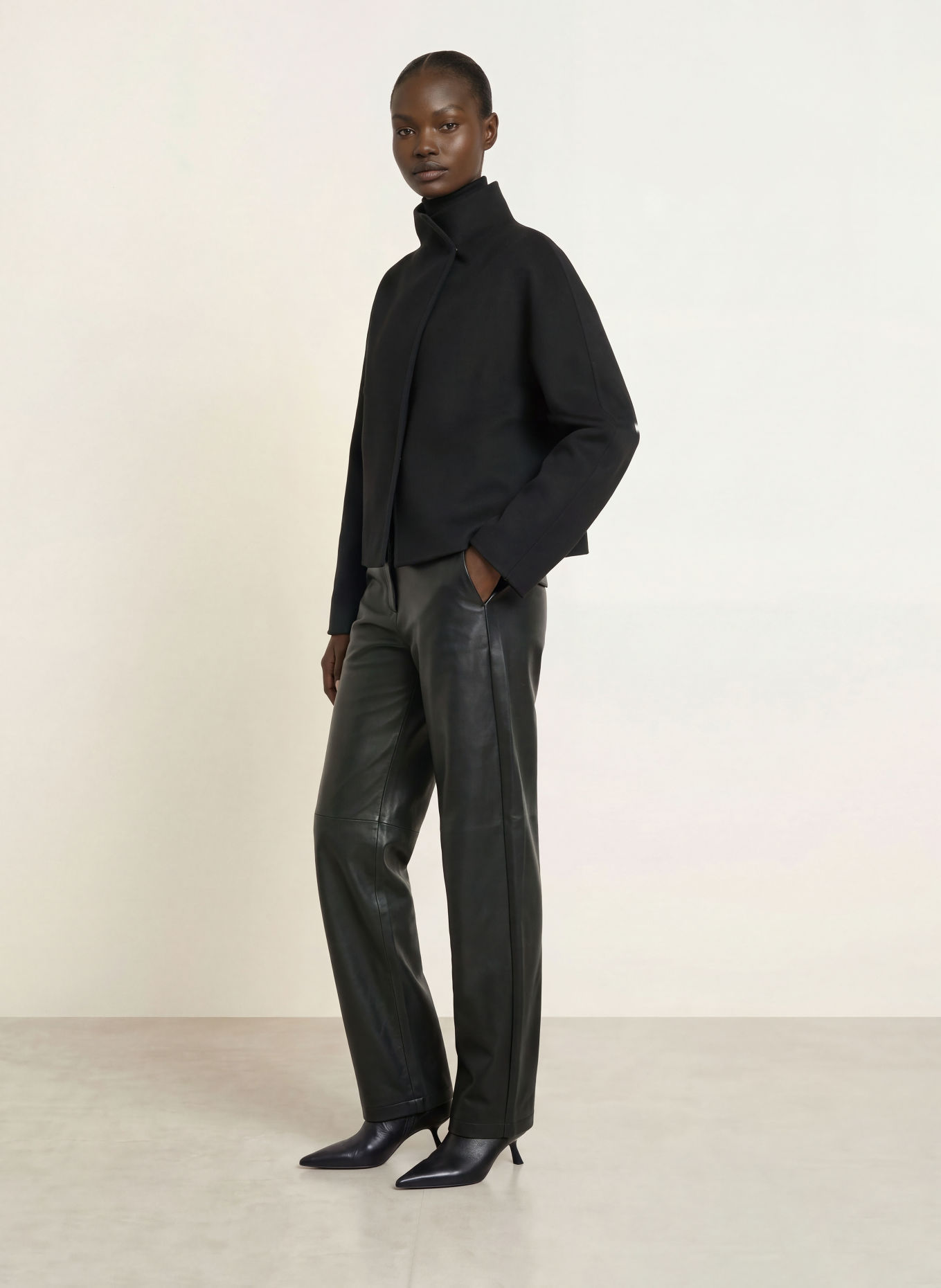 ALMADA LABEL CADIE Jacket: BLACK