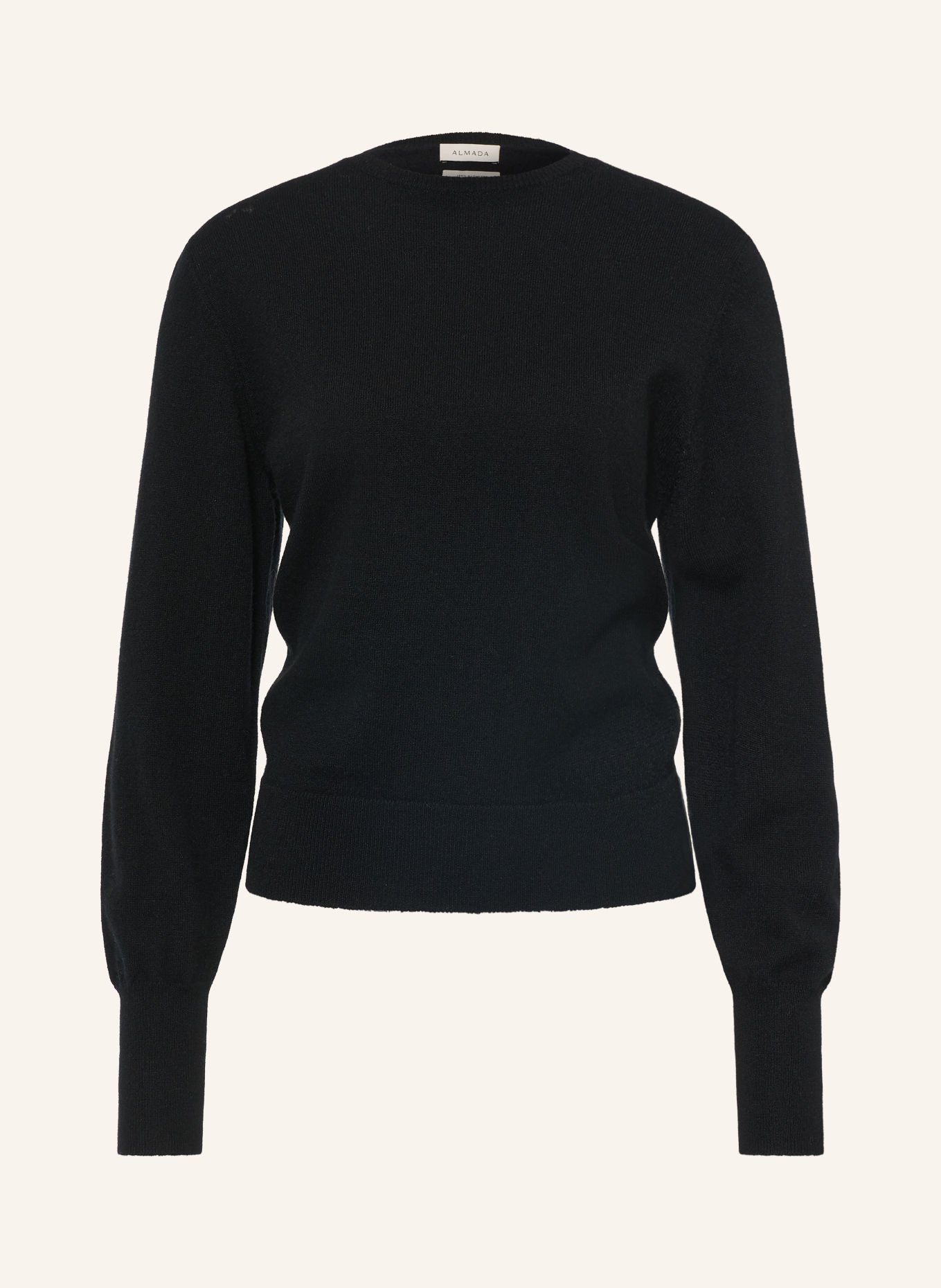 ALMADA LABEL CECILE Cashmere Sweater: BLACK