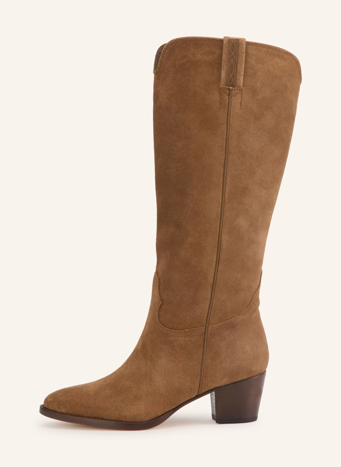 LAUREN RALPH LAUREN Cowboy Boots: HELLBRAUN