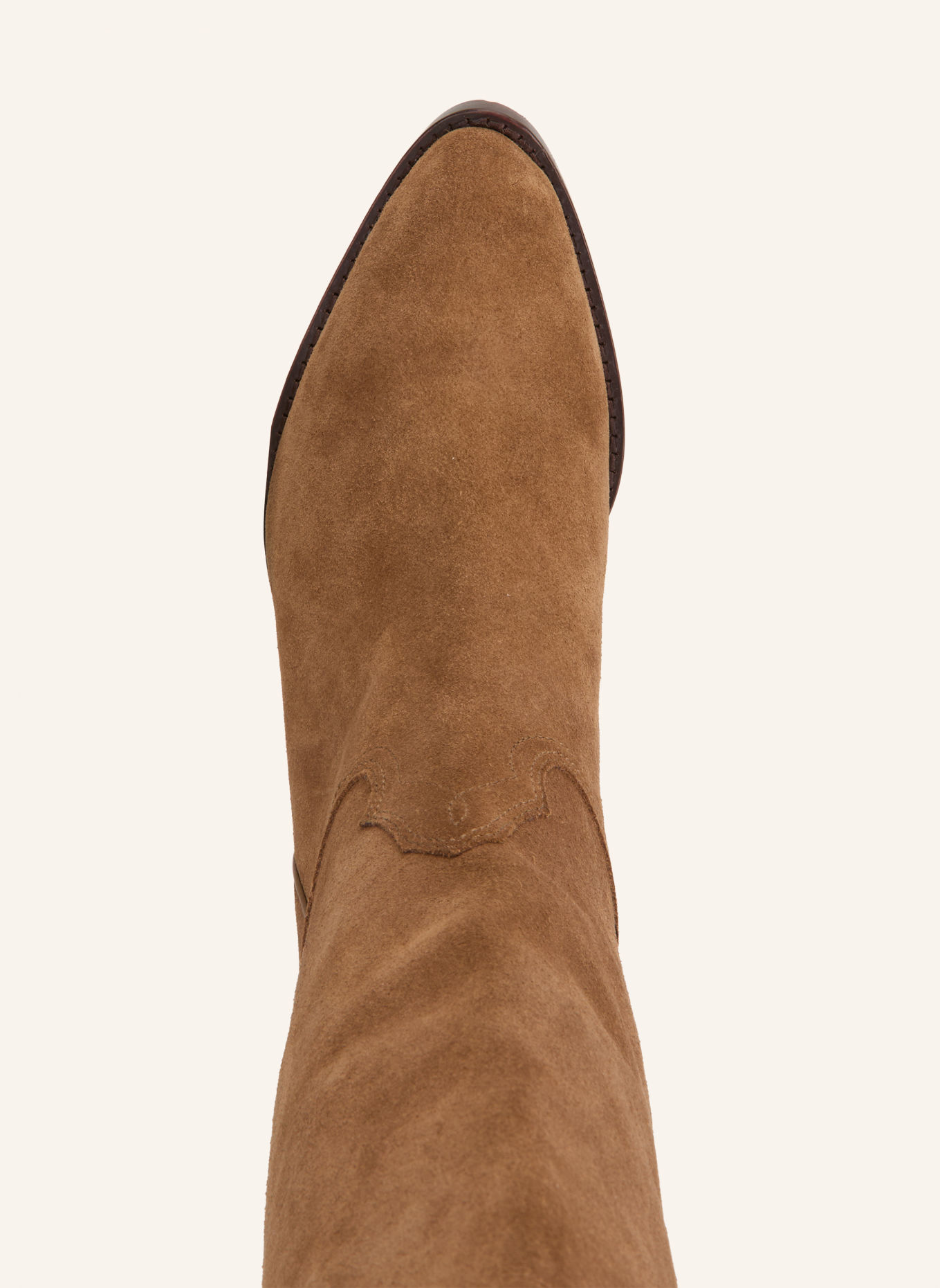 LAUREN RALPH LAUREN Cowboy Boots: HELLBRAUN