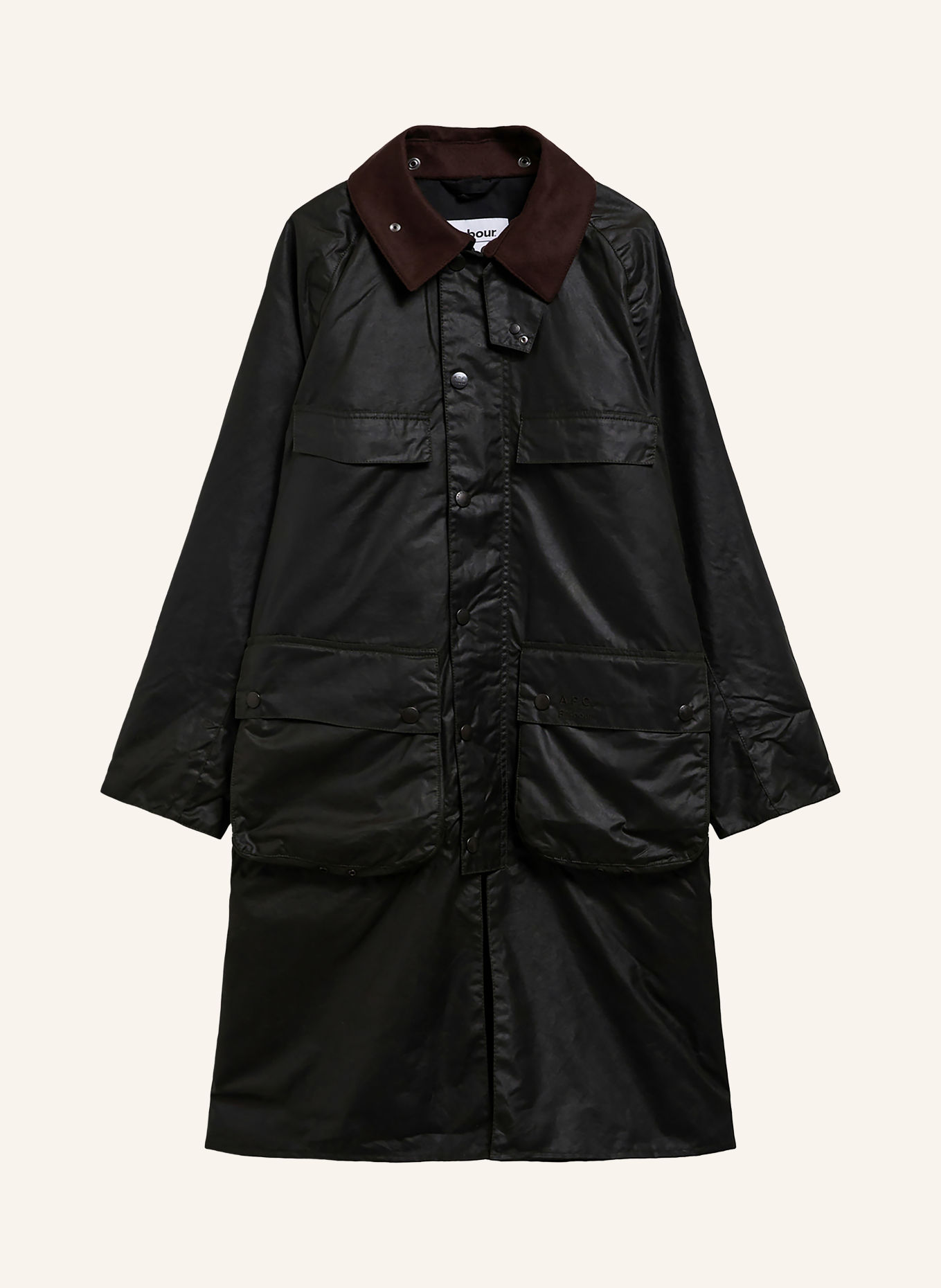 Barbour Palton BEDALE cu glugă detașabilă: VERDE ÎNCHIS