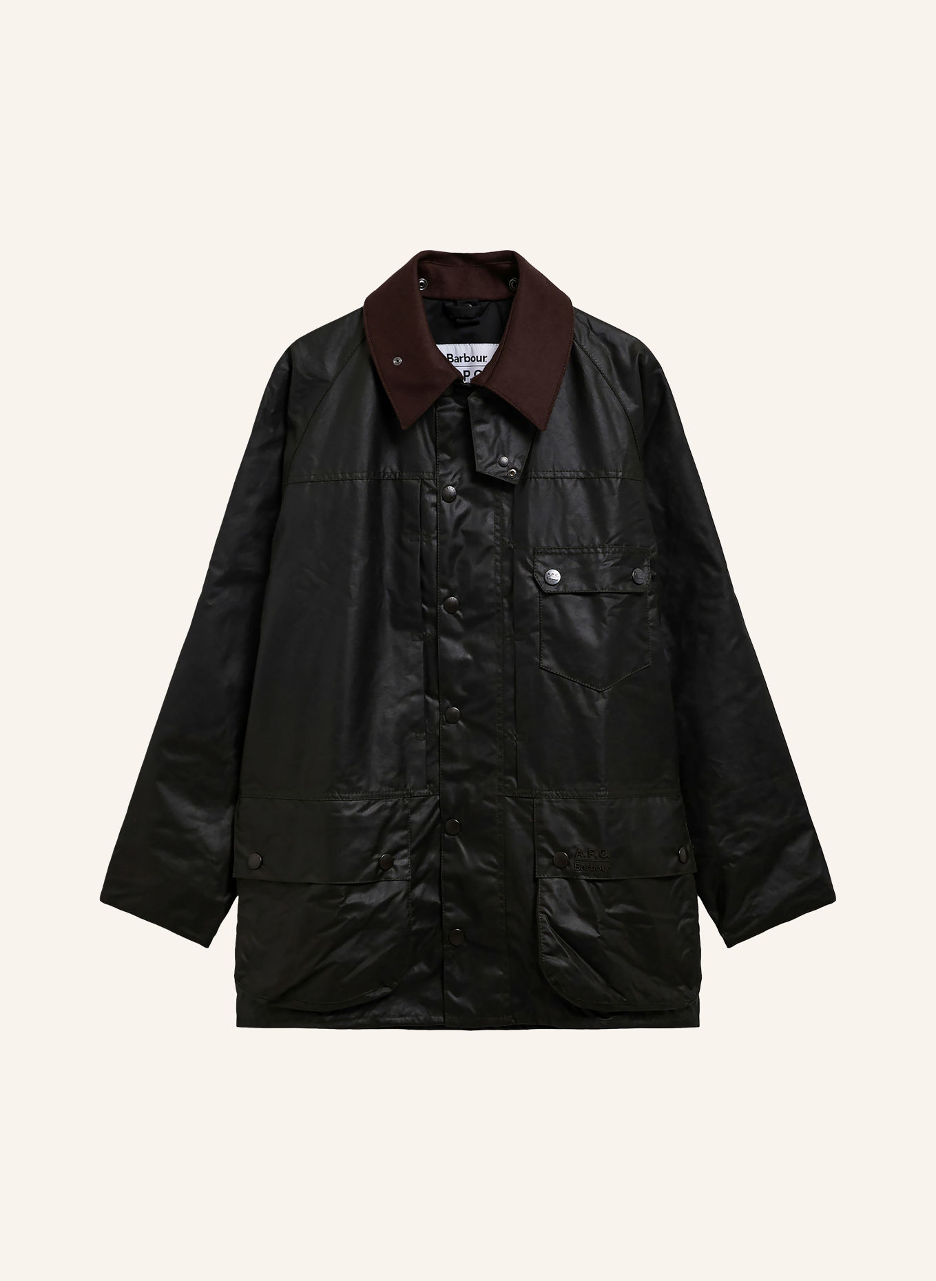 Barbour Jachetă de teren BEAUFORT cu glugă detașabilă: VERDE ÎNCHIS