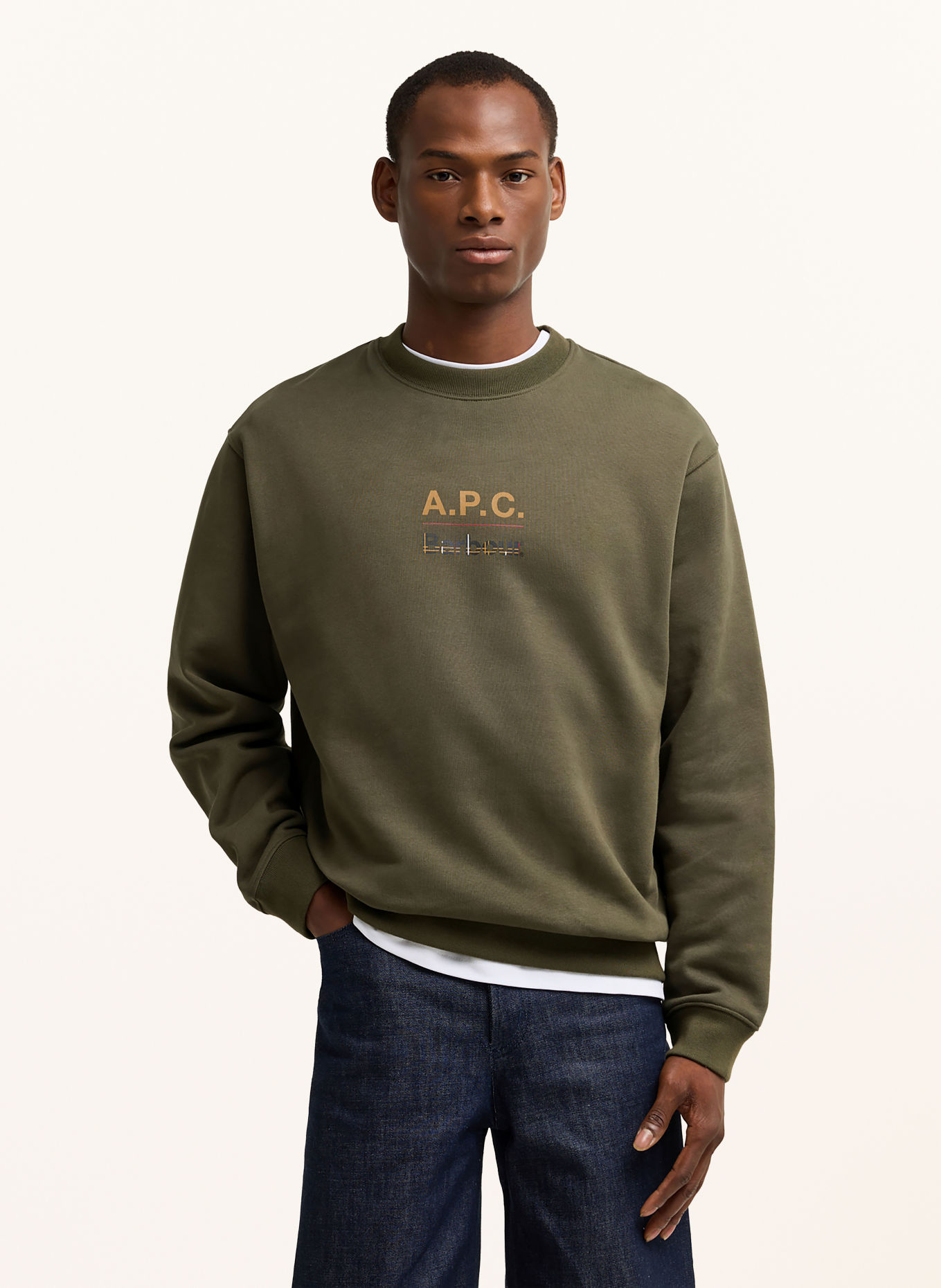 Barbour Sweatshirt: OLIV