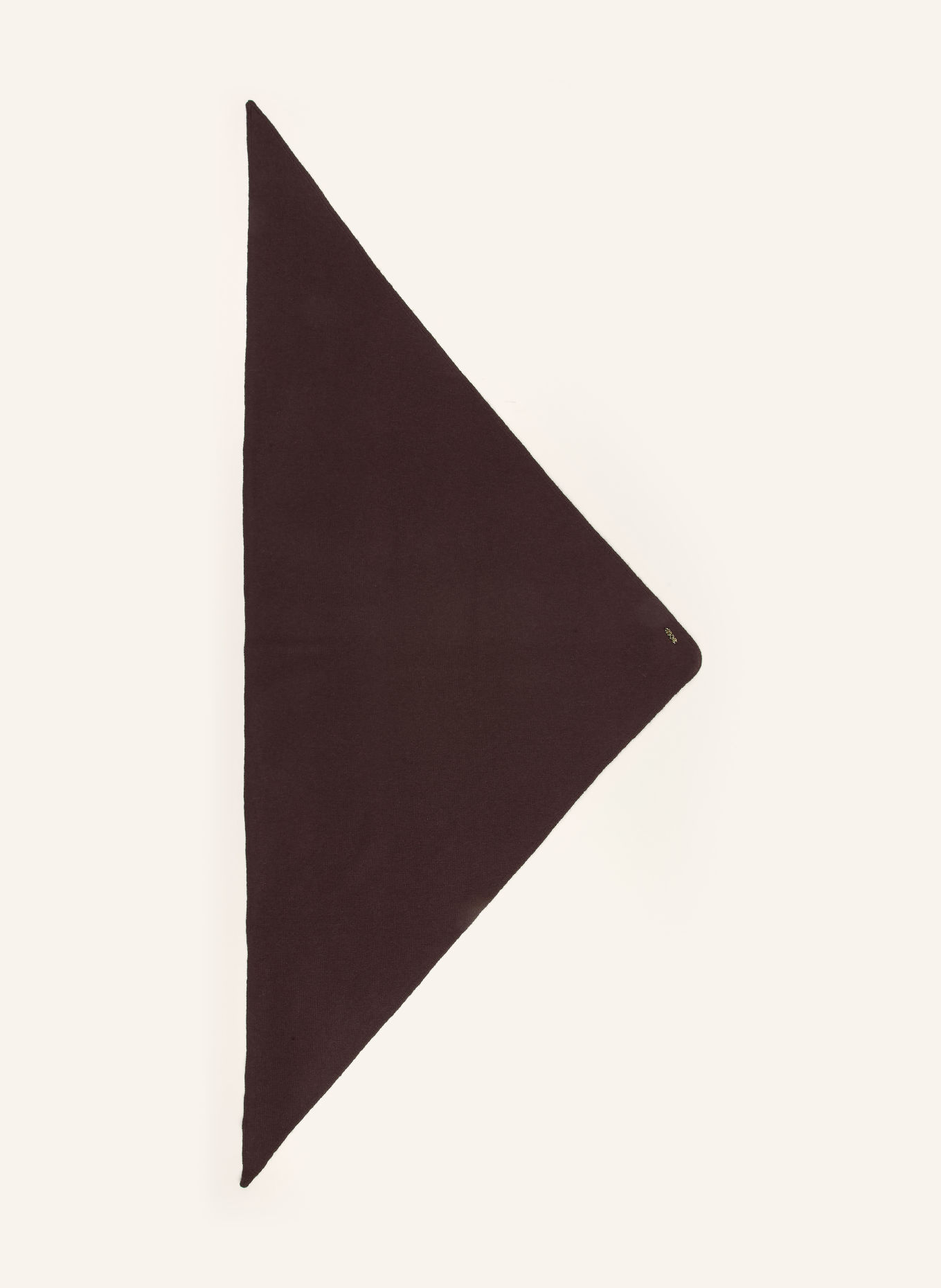 BOSS LANCETTA Triangular scarf: DARK BROWN