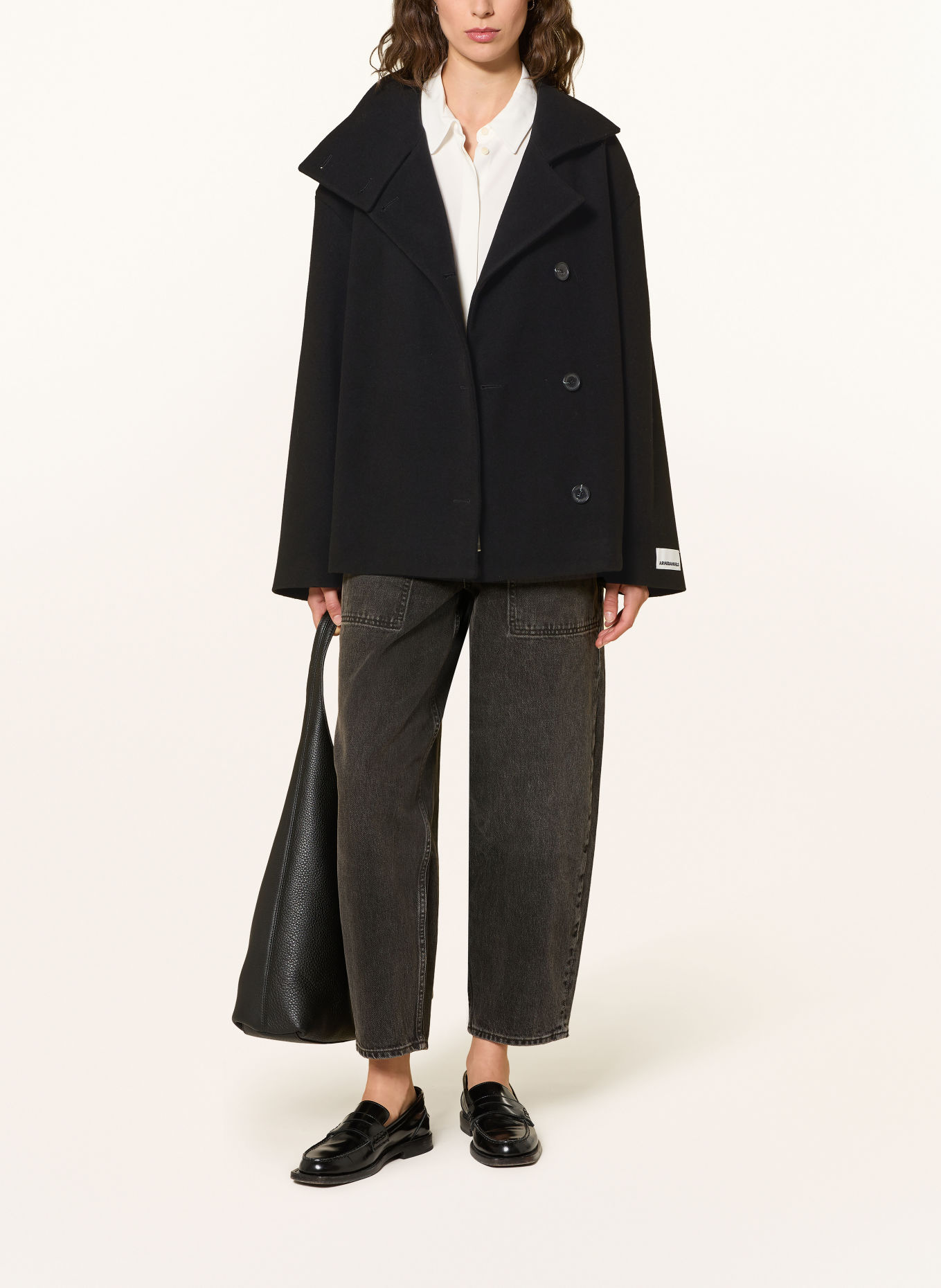 ARMEDANGELS MAJELAA blazer: BLACK