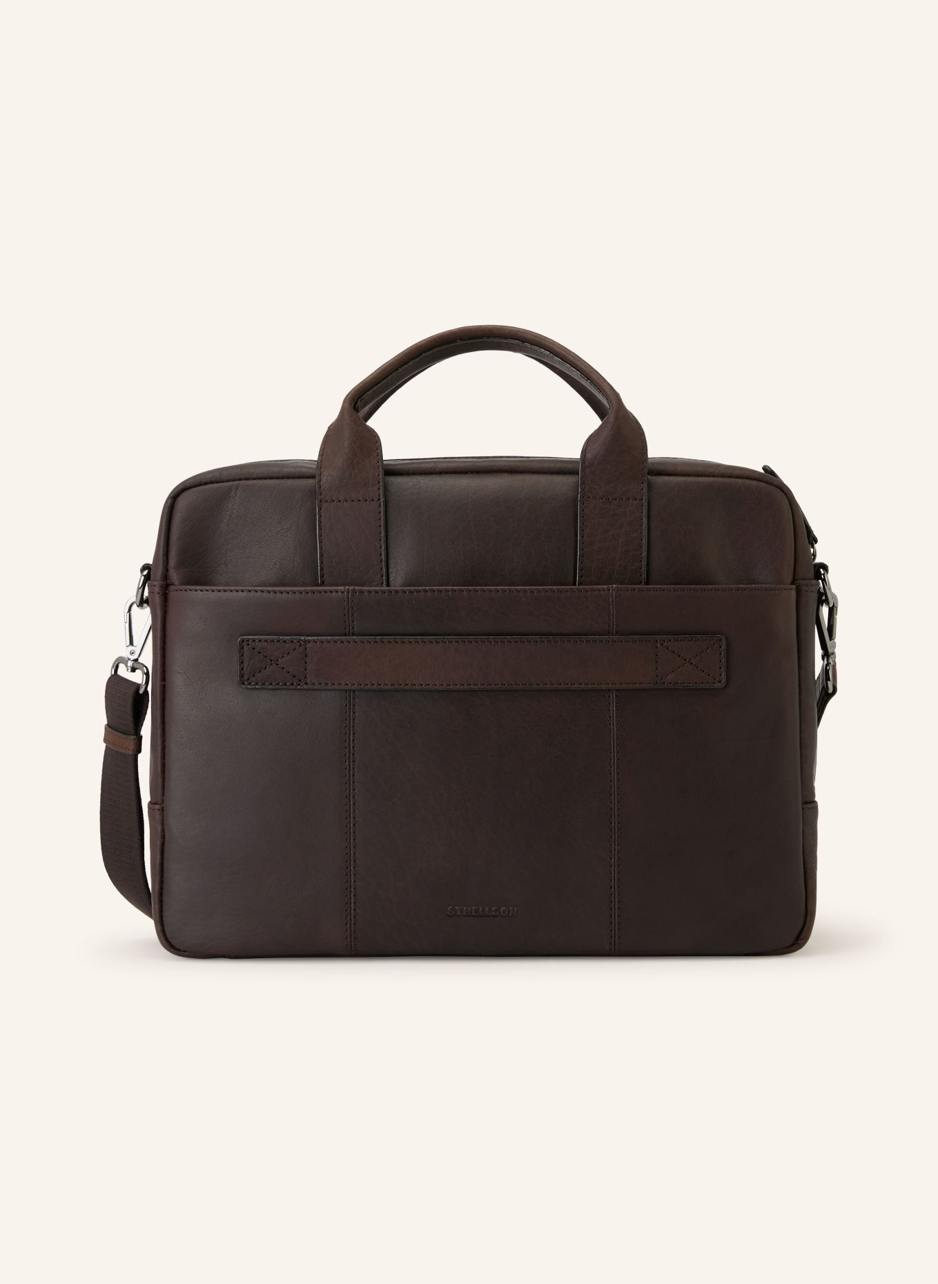 STRELLSON HYDE PARK 1.0 CHARLES Briefcase: DARK BROWN / SILVER