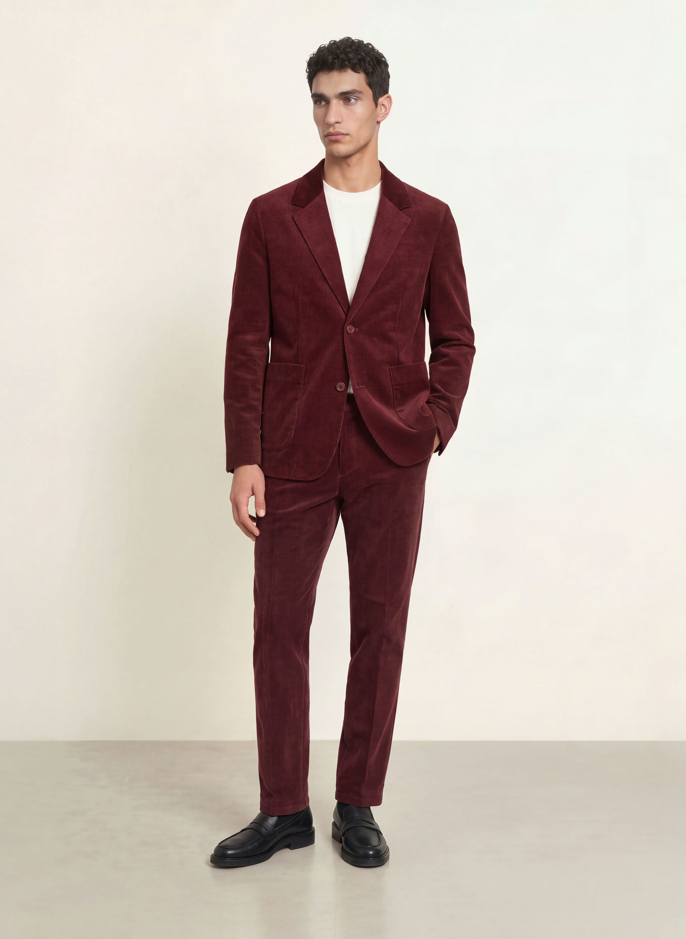 DRYKORN Anzugsakko YACODA Regular Fit aus Cord: 5105 rot