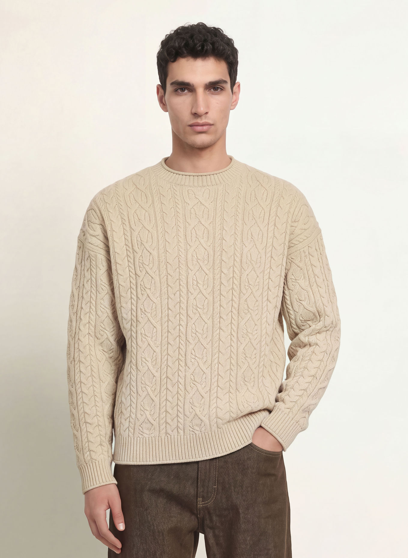 DRYKORN Pullover NOREG: BEIGE