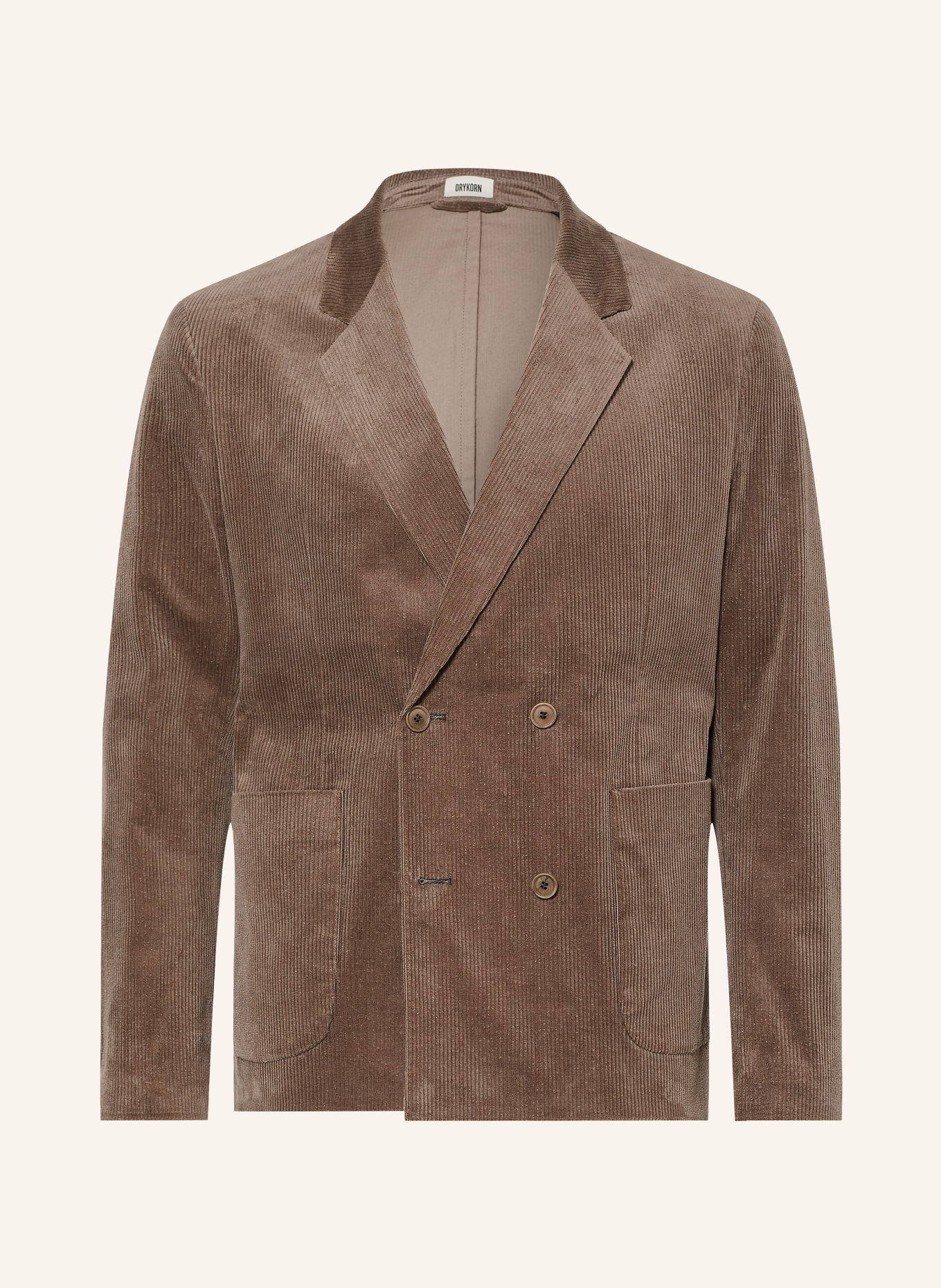 DRYKORN Veste en velours côtelé DOMARO, coupe décontractée: 1205 braun