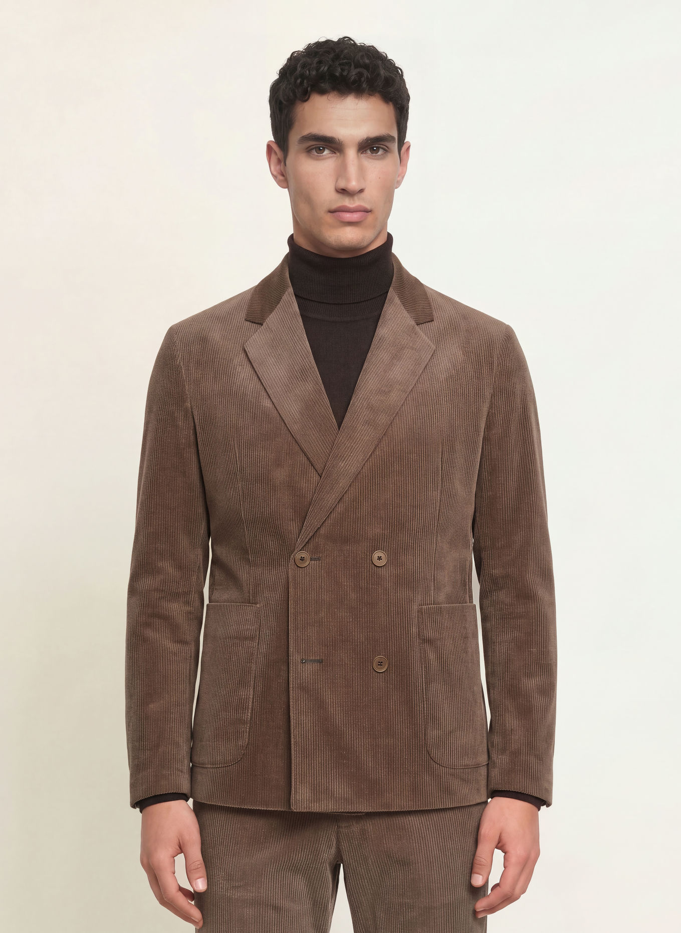 DRYKORN Veste en velours côtelé DOMARO, coupe décontractée: 1205 braun