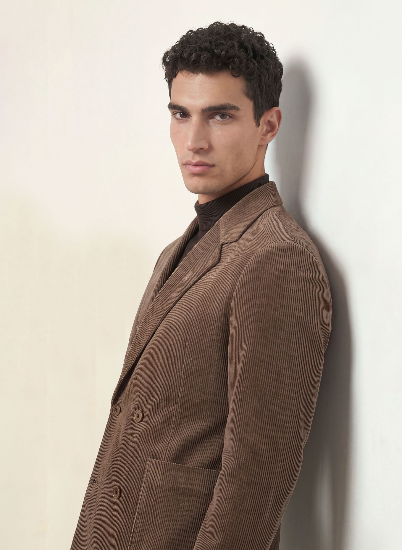 DRYKORN Veste en velours côtelé DOMARO, coupe décontractée: 1205 braun