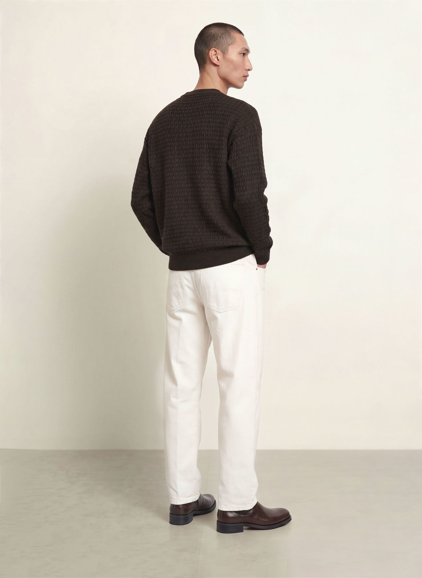 DRYKORN VALDRIK Sweater: DARK BROWN