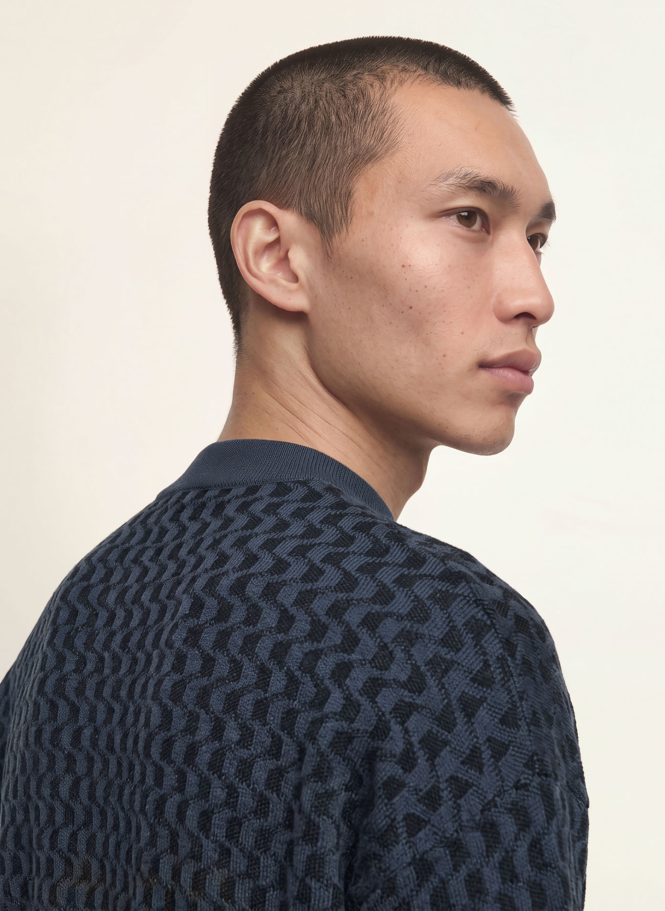 DRYKORN Pullover VALDRIK: DUNKELBLAU / SCHWARZ
