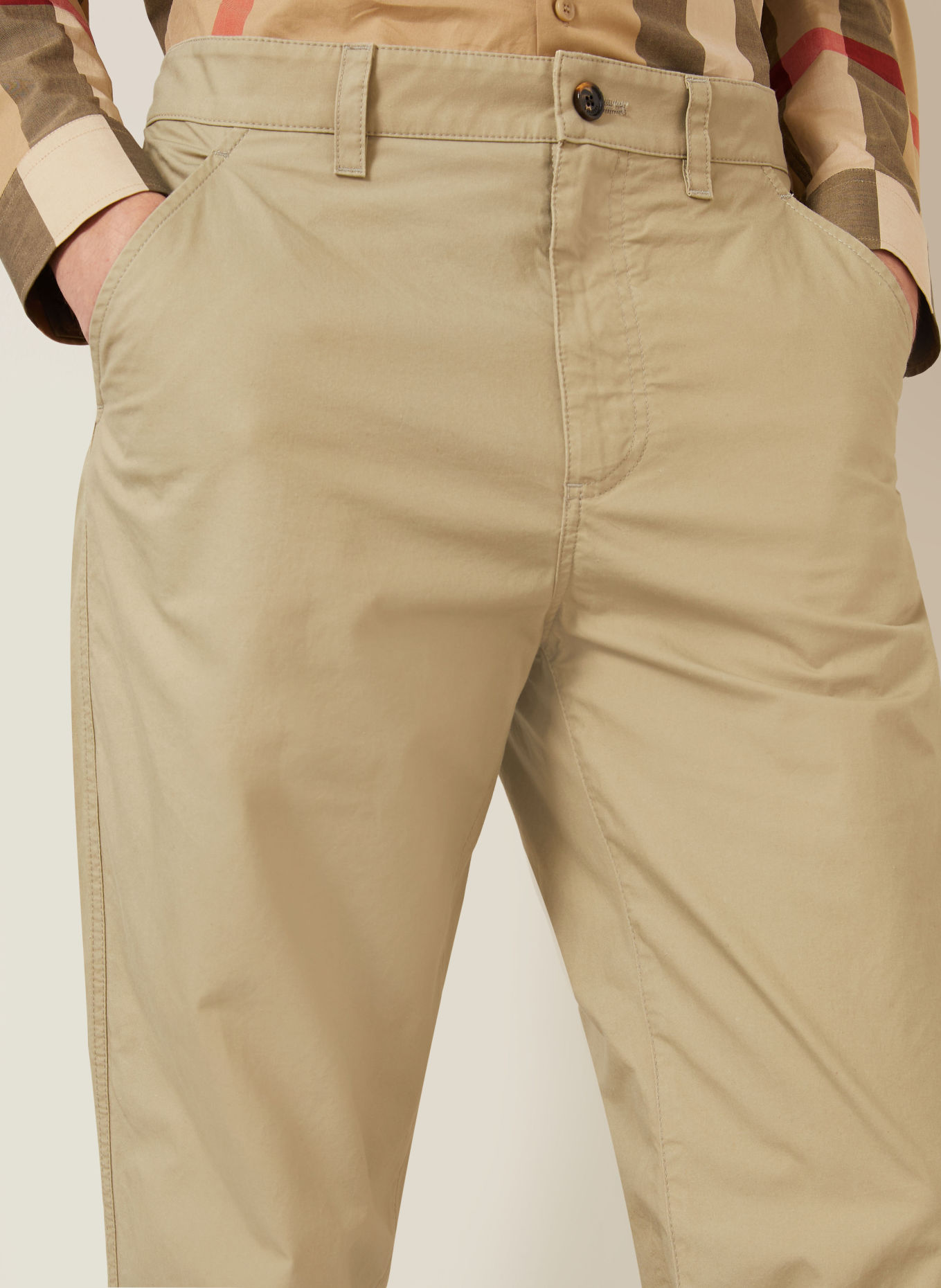 BURBERRY Chino ARTHUR Regular Fit: BEIGE